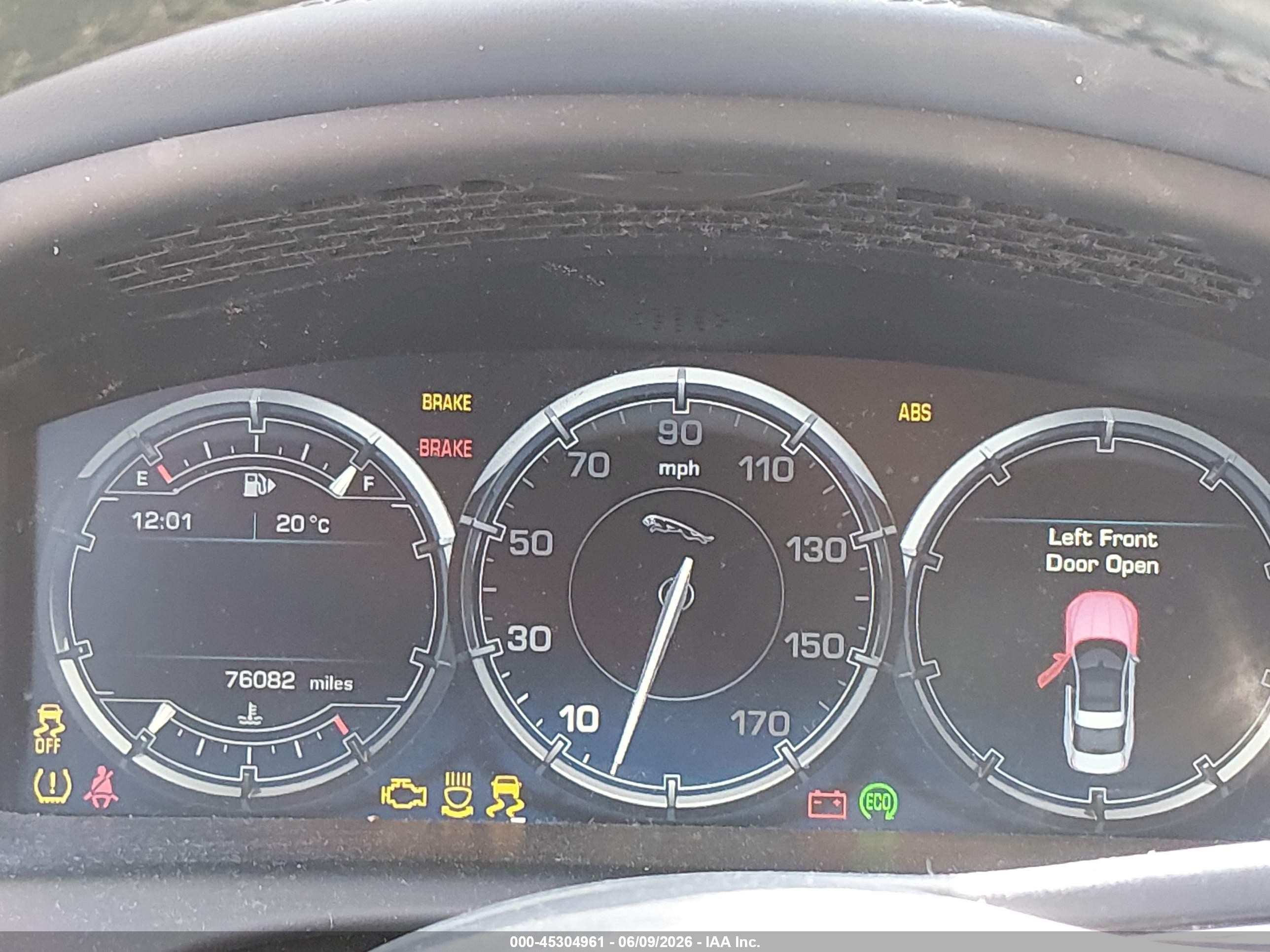 2015 Jaguar Xj Xjl Portfolio Green vin: SAJWJ2GD9F8V88603