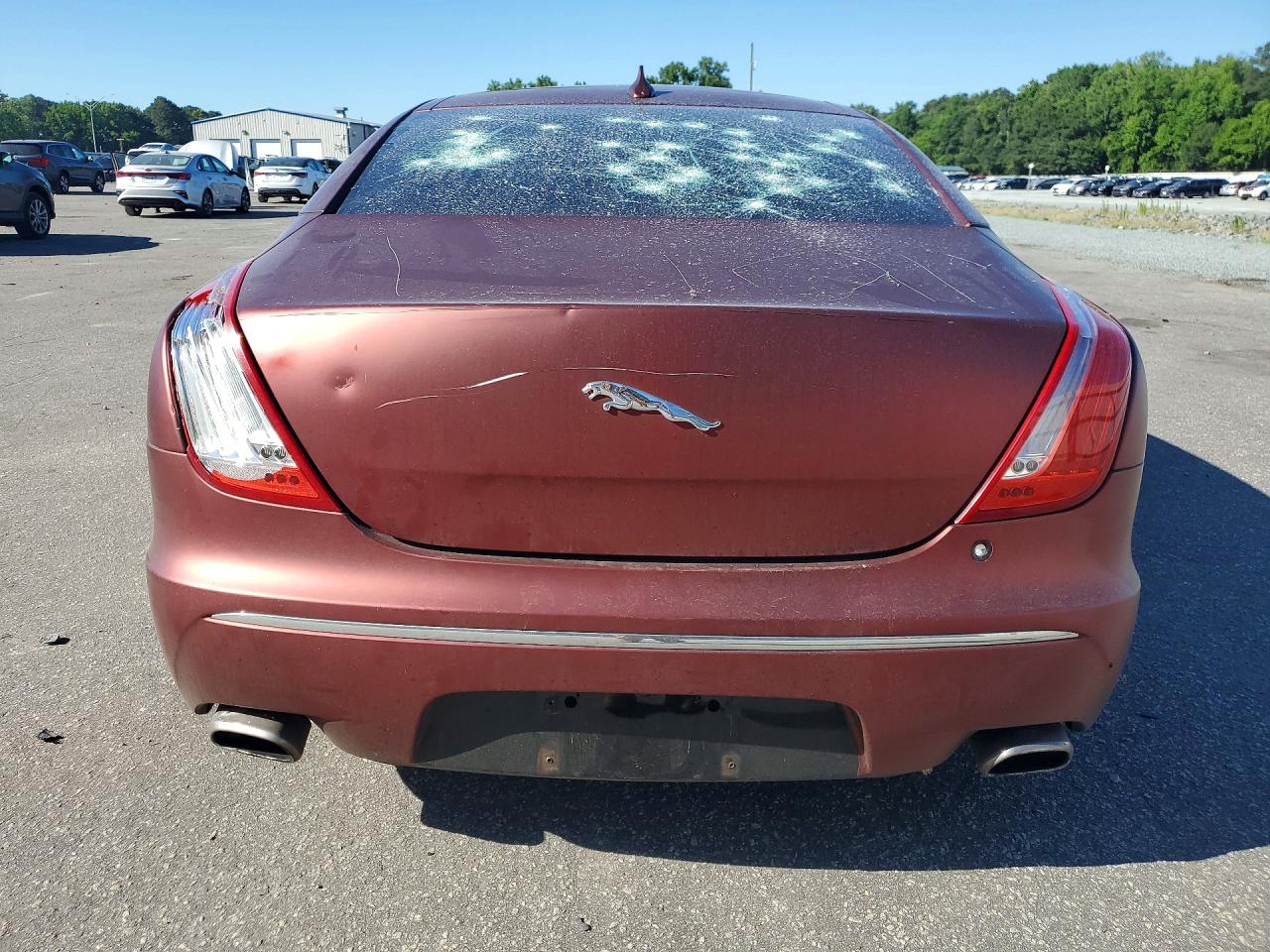 2013 Jaguar Xjl Portfolio Burgundy vin: SAJWJ2GDXD8V47426