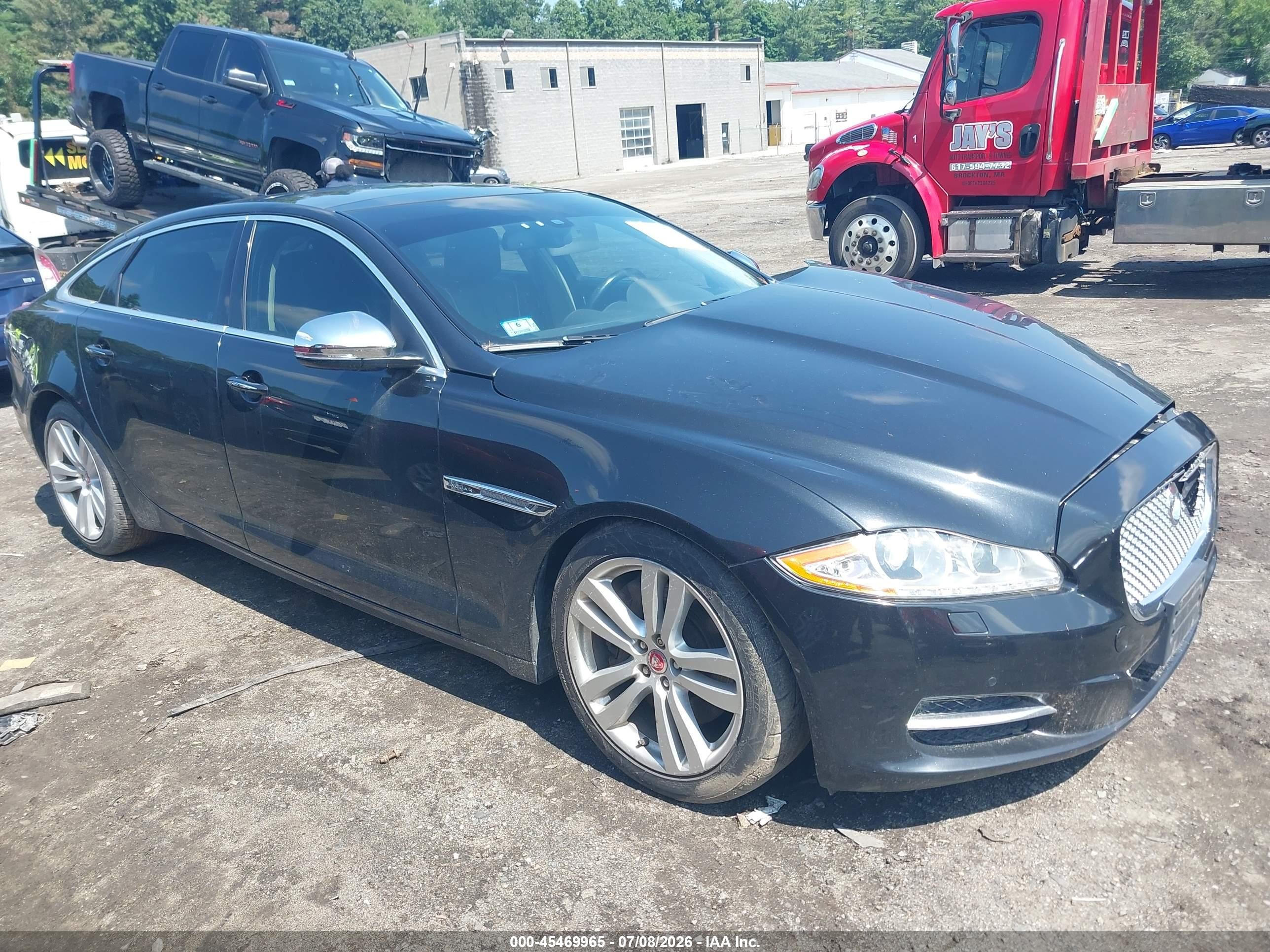 2014 Jaguar Xj Xjl Portfolio Black vin: SAJWJ2GDXE8V61294