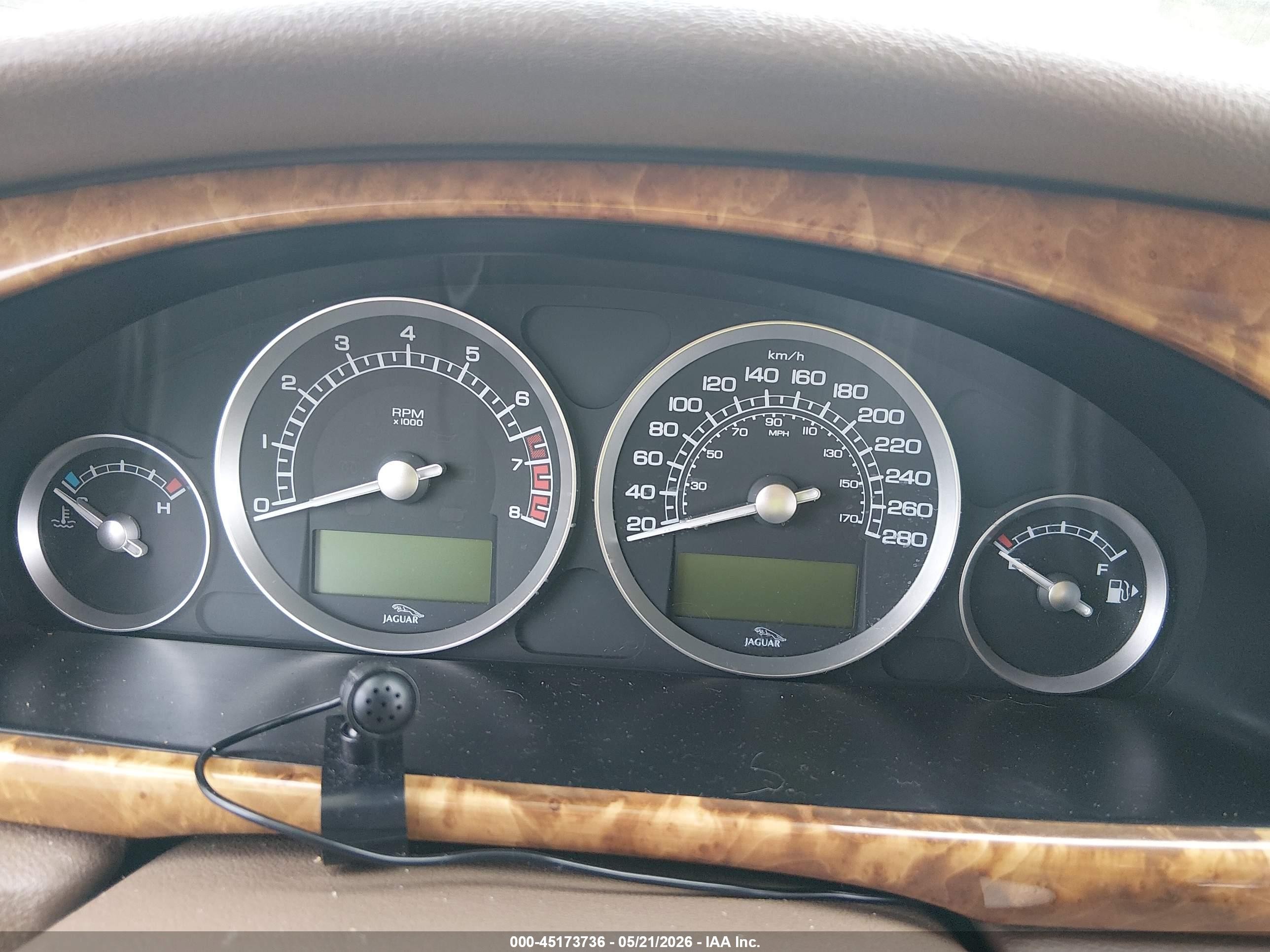 2005 Jaguar S-type   Silver vin: SAJXA01TX5FN31264
