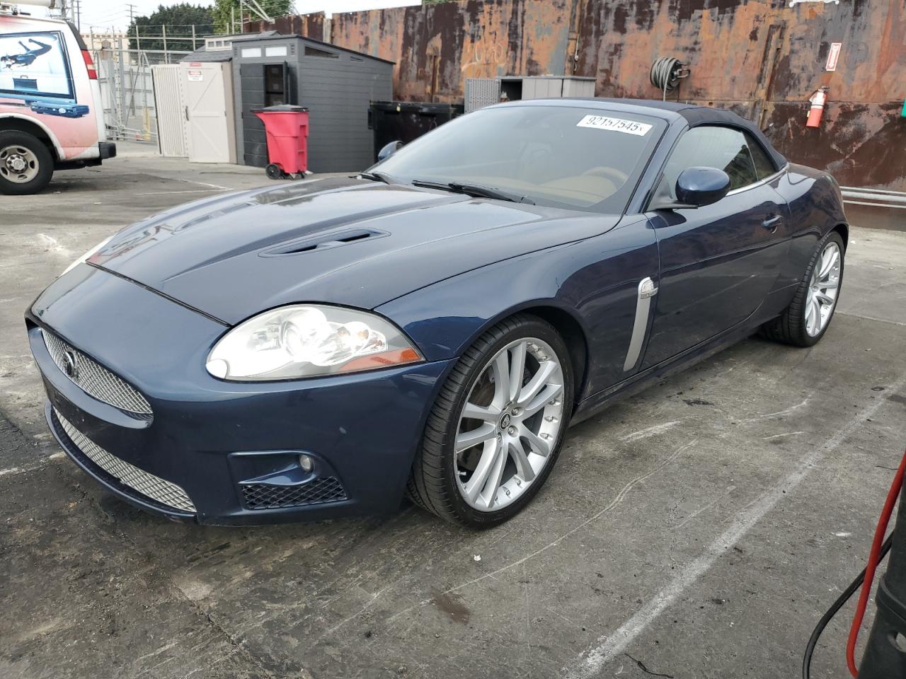 2007 Jaguar Xkr Blue vin: SAJXA44C879B11588