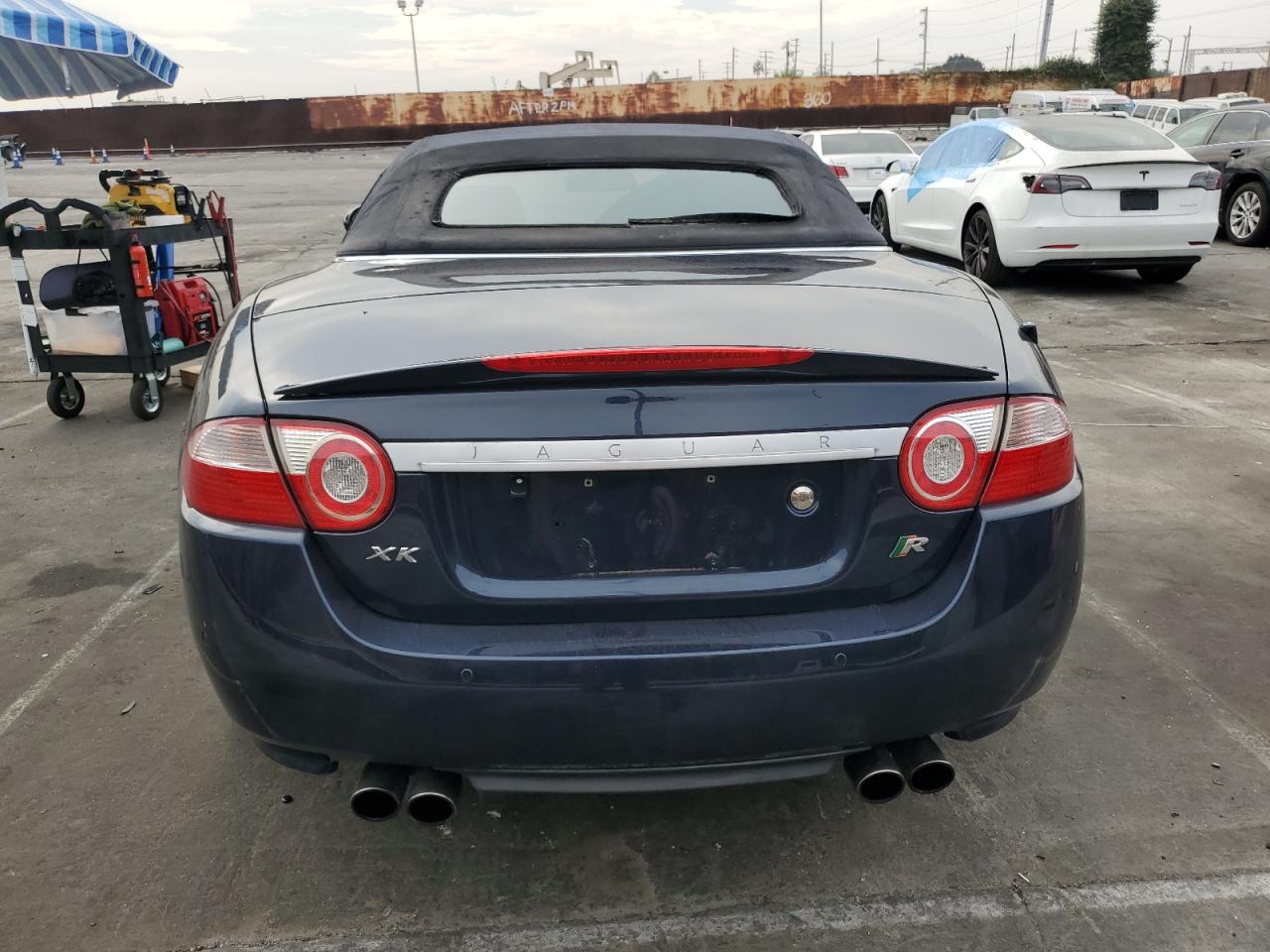 2007 Jaguar Xkr Синий vin: SAJXA44C879B11588