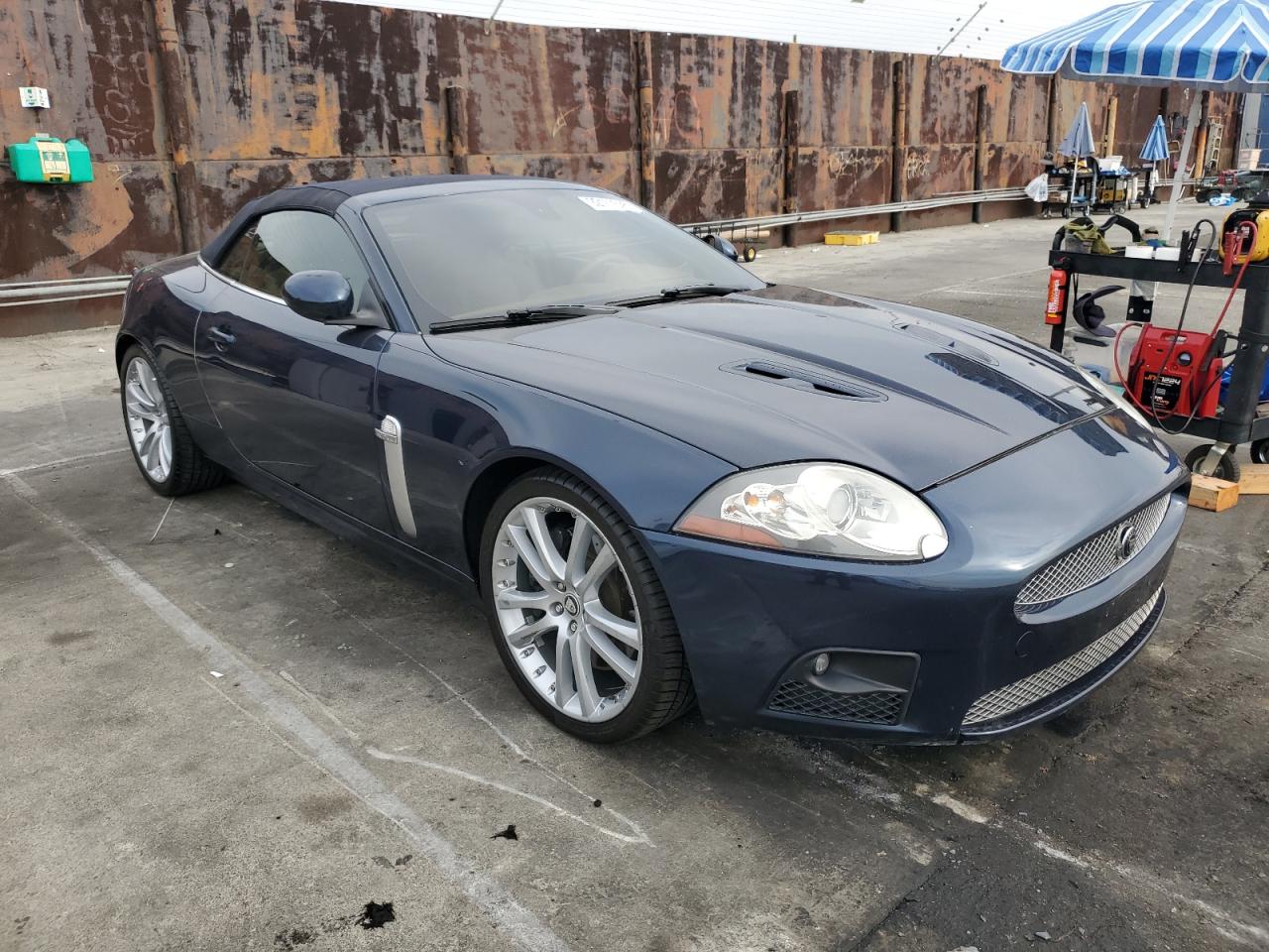 2007 Jaguar Xkr Синий vin: SAJXA44C879B11588