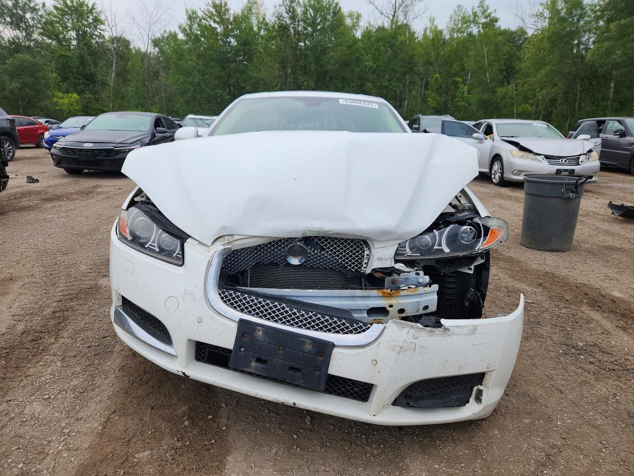 2013 Jaguar Xf White vin: SAJXJ0EF9D8S79059