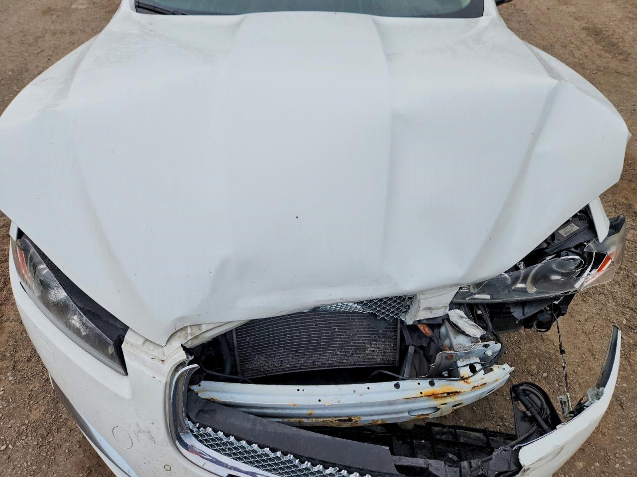 2013 Jaguar Xf White vin: SAJXJ0EF9D8S79059