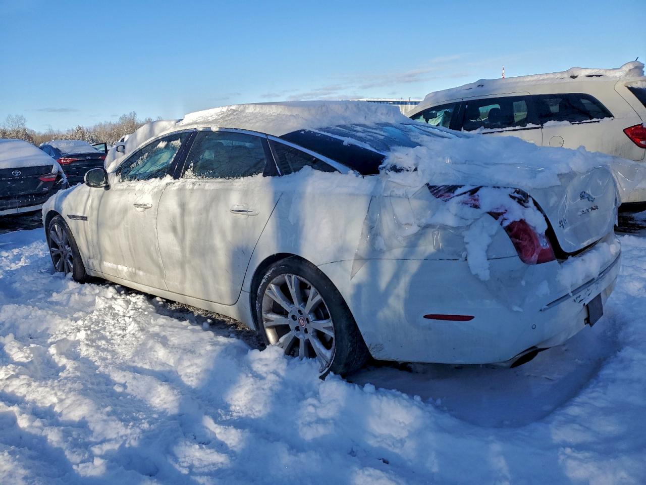 2014 Jaguar Xjl Portfolio White vin: SAJXJ2GD8E8V63503