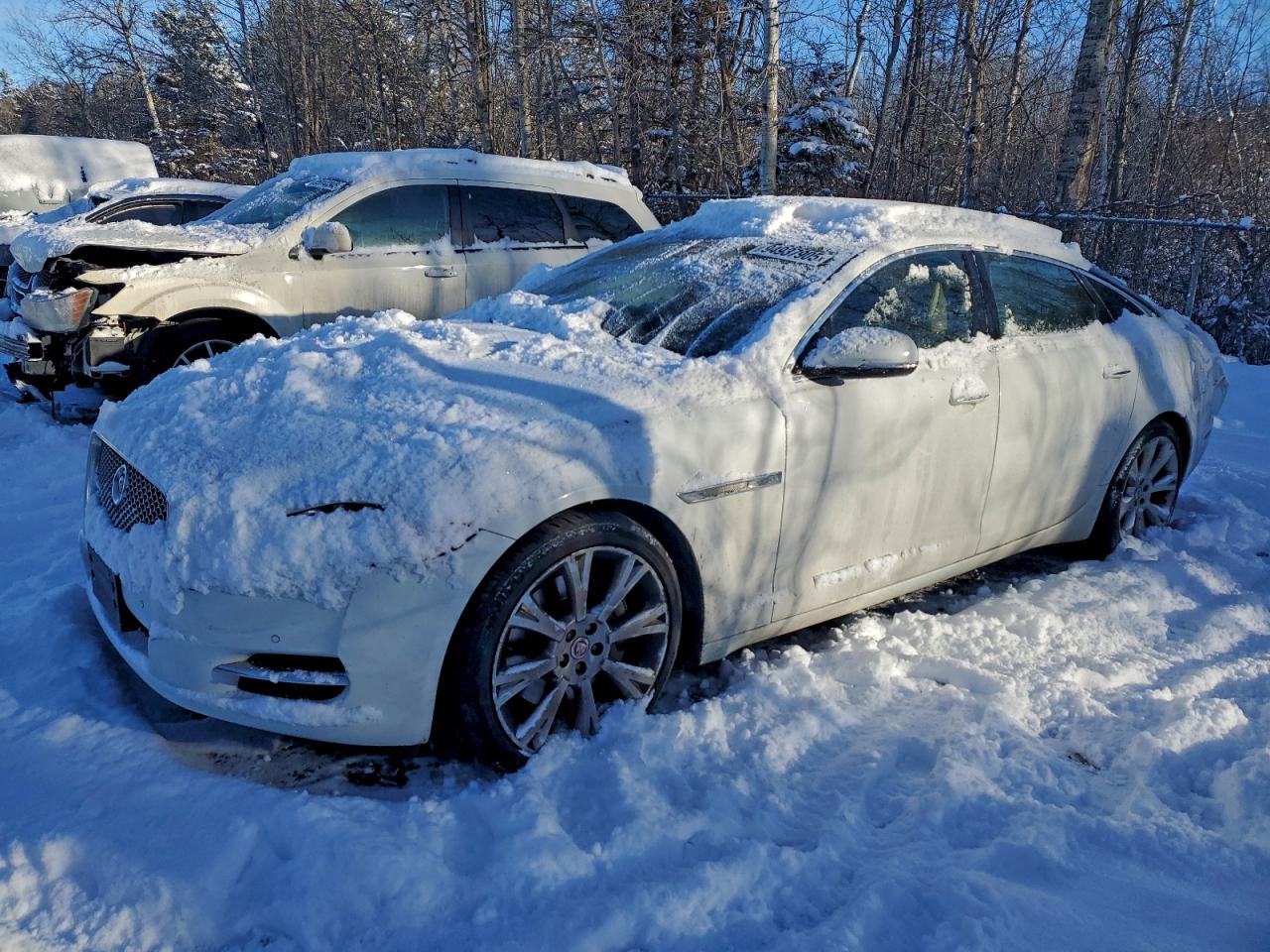 2014 Jaguar Xjl Portfolio White vin: SAJXJ2GD8E8V63503
