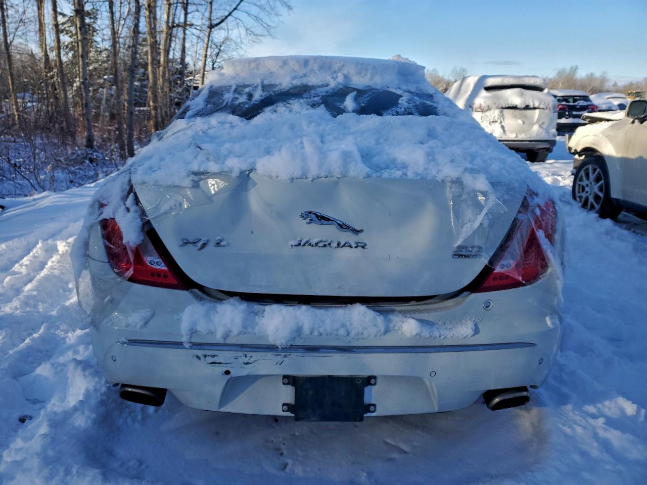 2014 Jaguar Xjl Portfolio White vin: SAJXJ2GD8E8V63503