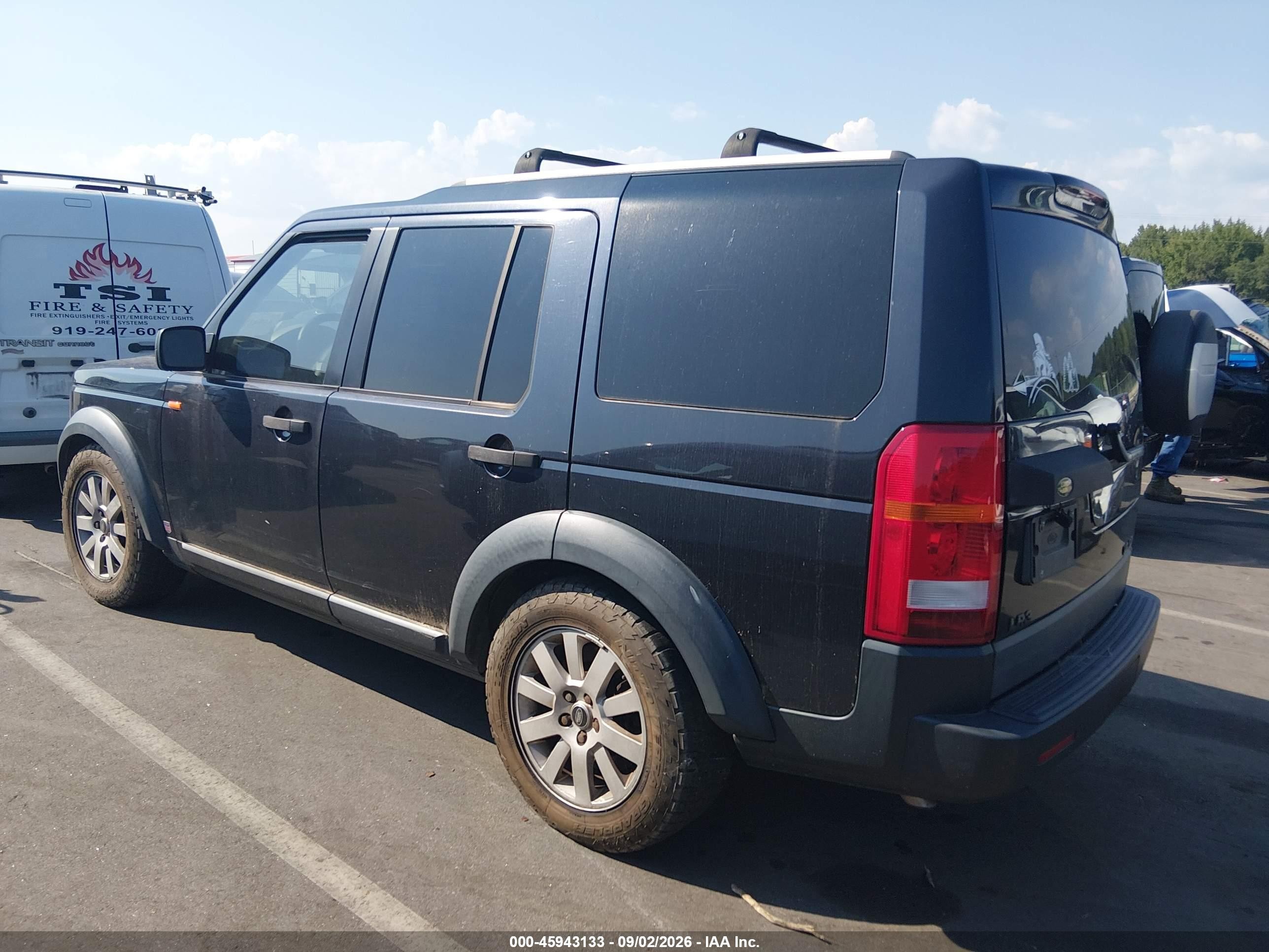 2005 Land Rover Lr3 Se Black vin: SALAA25405A308871