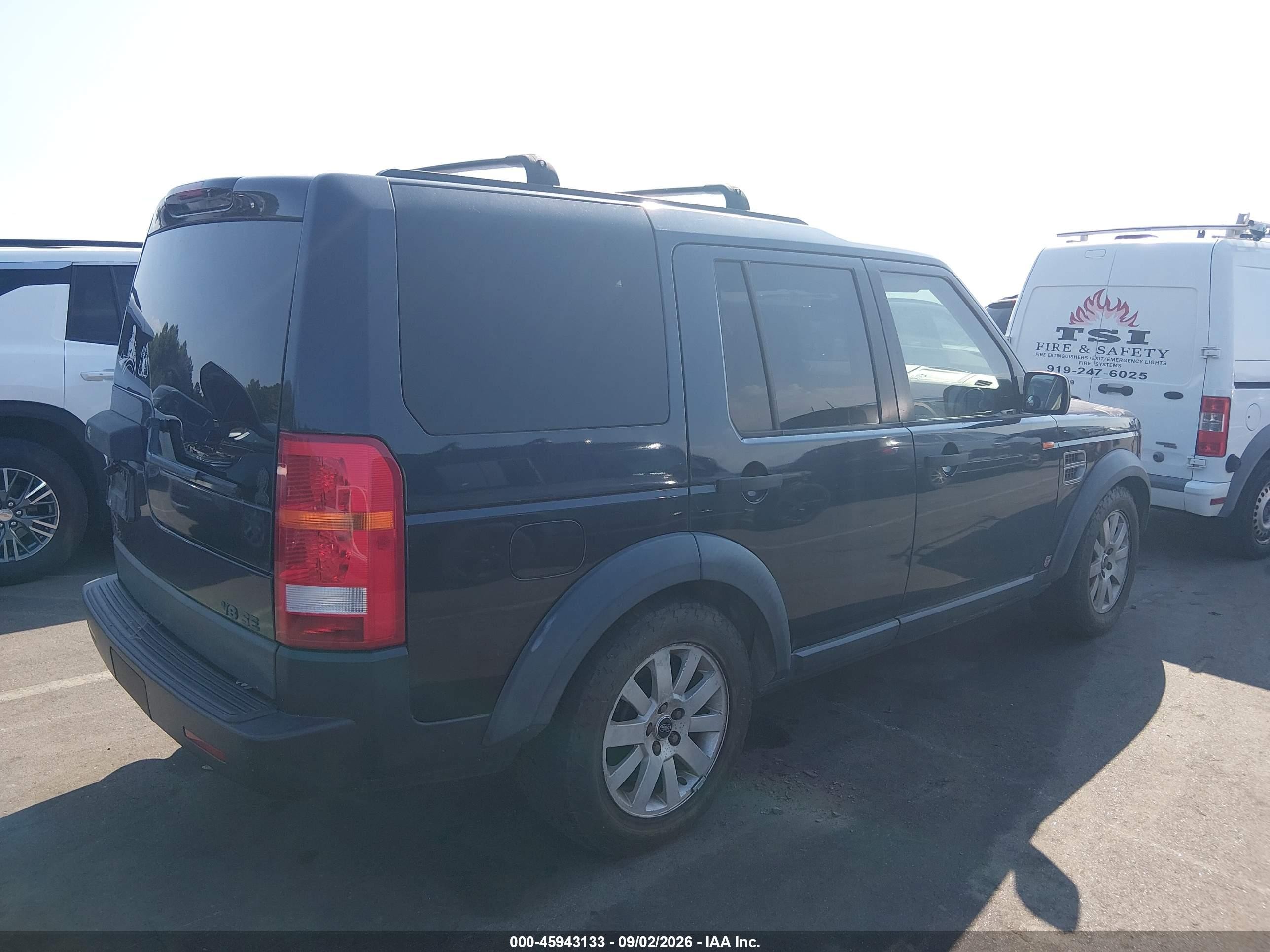 2005 Land Rover Lr3 Se Black vin: SALAA25405A308871