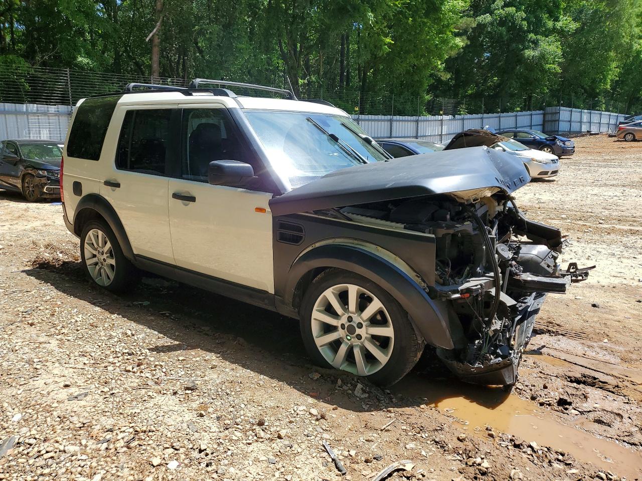 2005 Land Rover Lr3 White vin: SALAA25455A310048