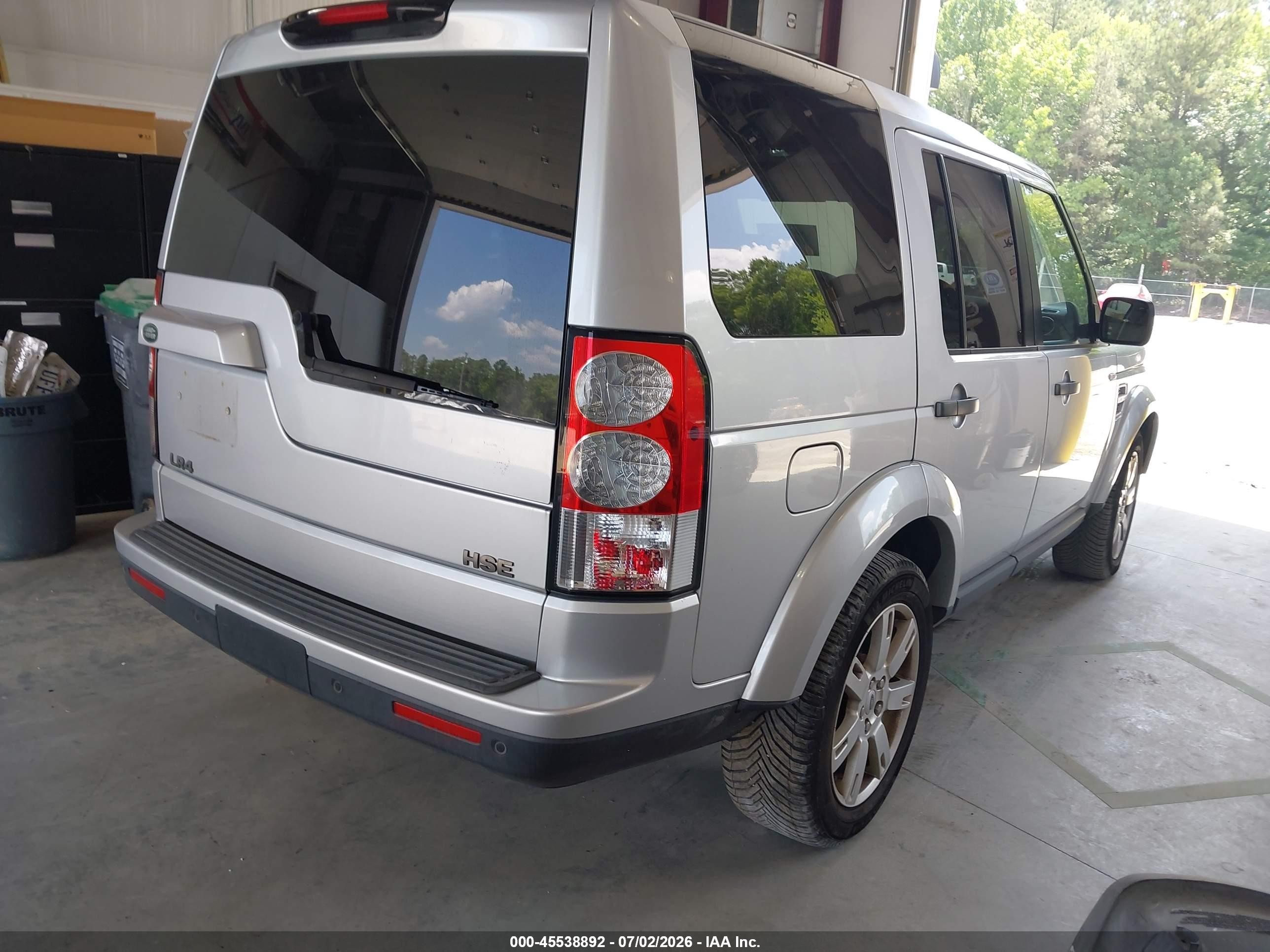 2012 Land Rover Lr4   Silver vin: SALAB2D4XCA630591