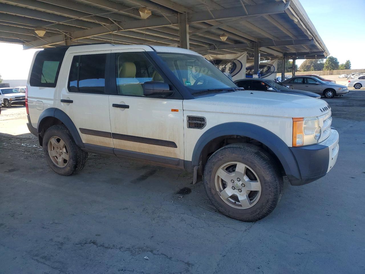 2006 Land Rover Lr3 White vin: SALAC24416A368140