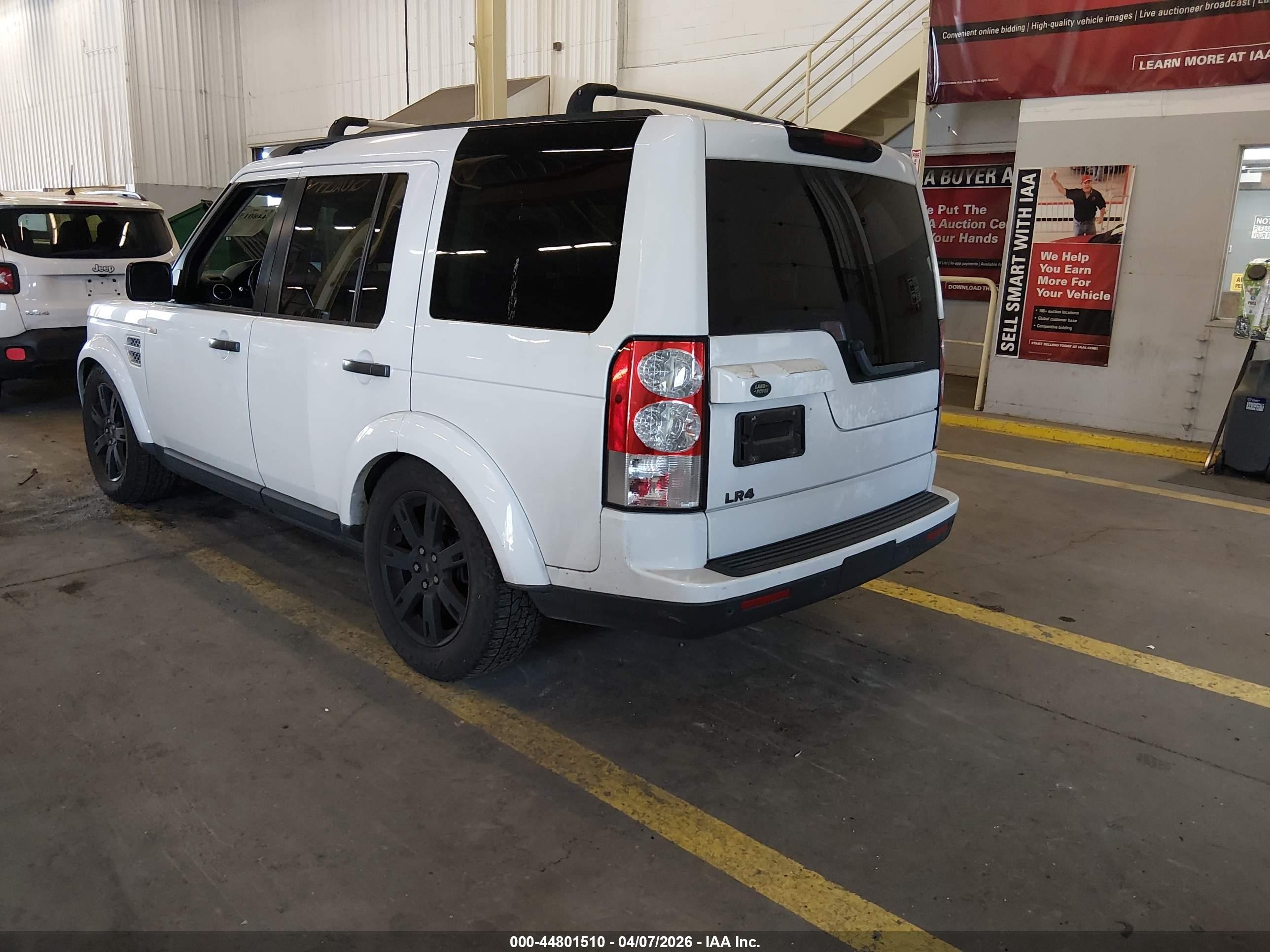 2012 Land Rover Lr4   White vin: SALAC2D48CA647659