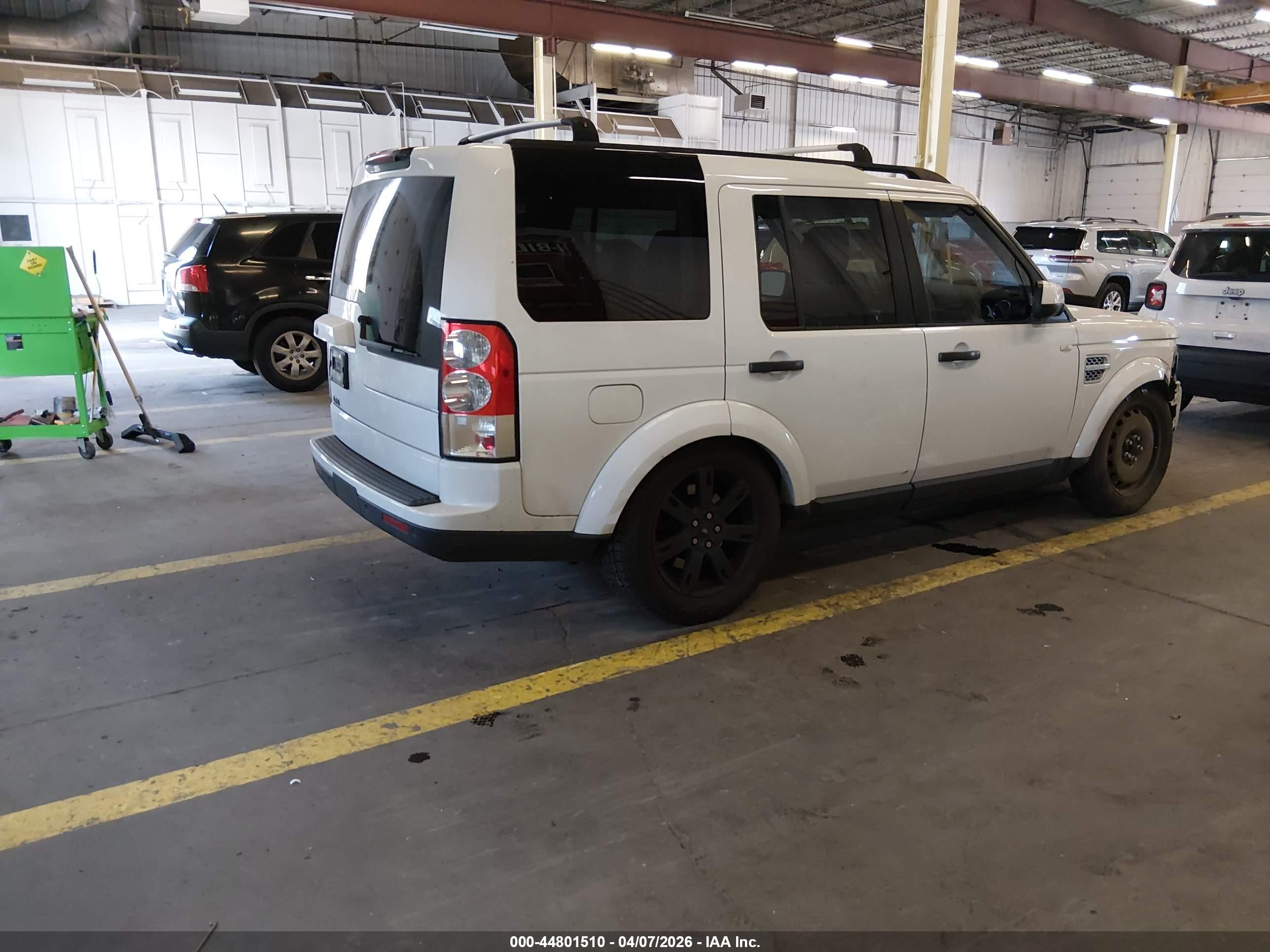2012 Land Rover Lr4   White vin: SALAC2D48CA647659