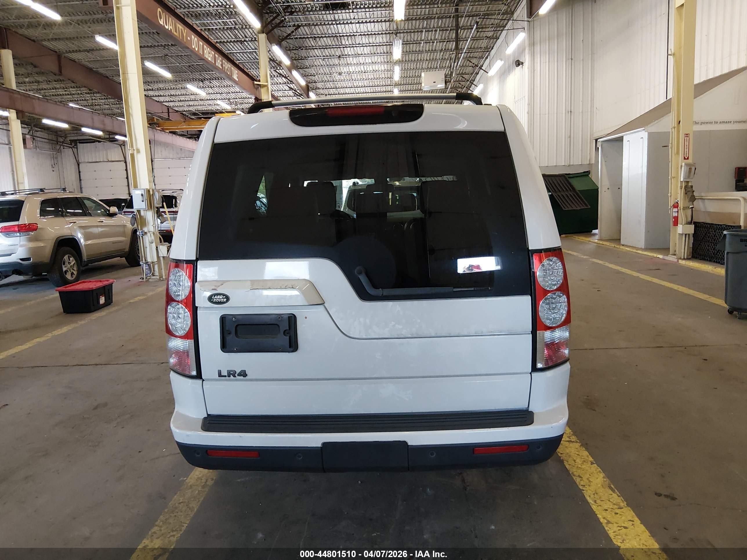 2012 Land Rover Lr4   White vin: SALAC2D48CA647659