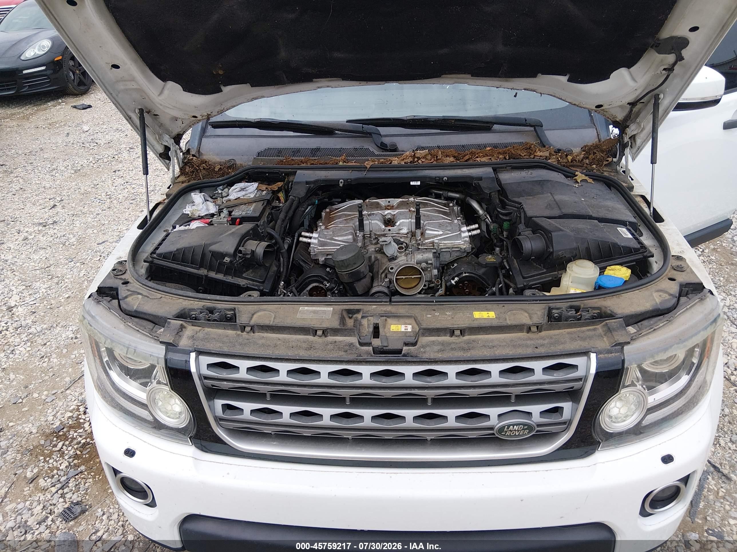 2015 Land Rover Lr4   Белый vin: SALAC2V65FA767035