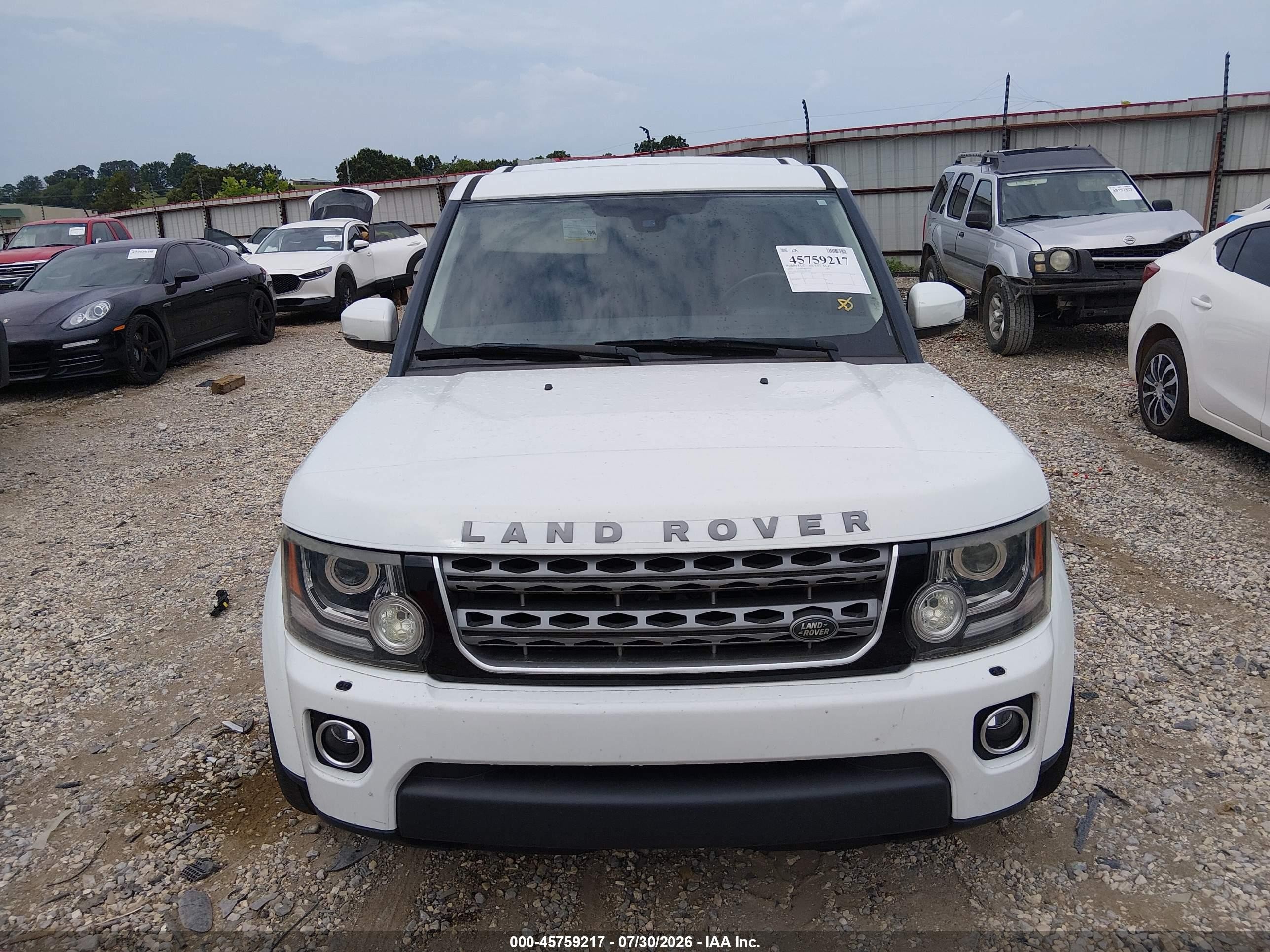 2015 Land Rover Lr4   Белый vin: SALAC2V65FA767035