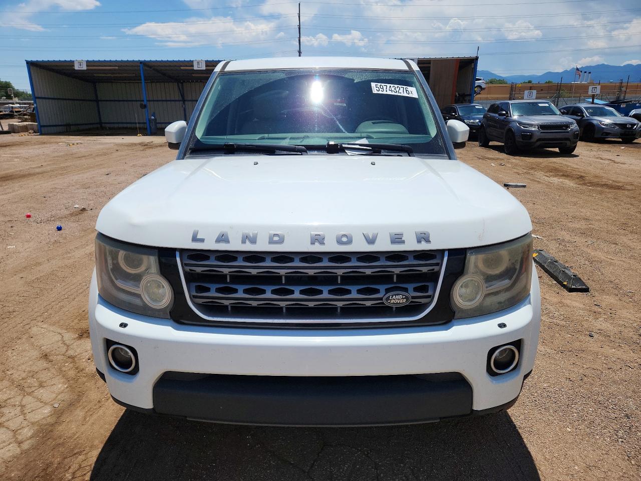 2015 Land Rover Lr4 White vin: SALAC2V69FA772139