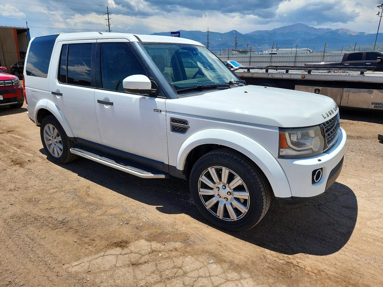2015 Land Rover Lr4 White vin: SALAC2V69FA772139