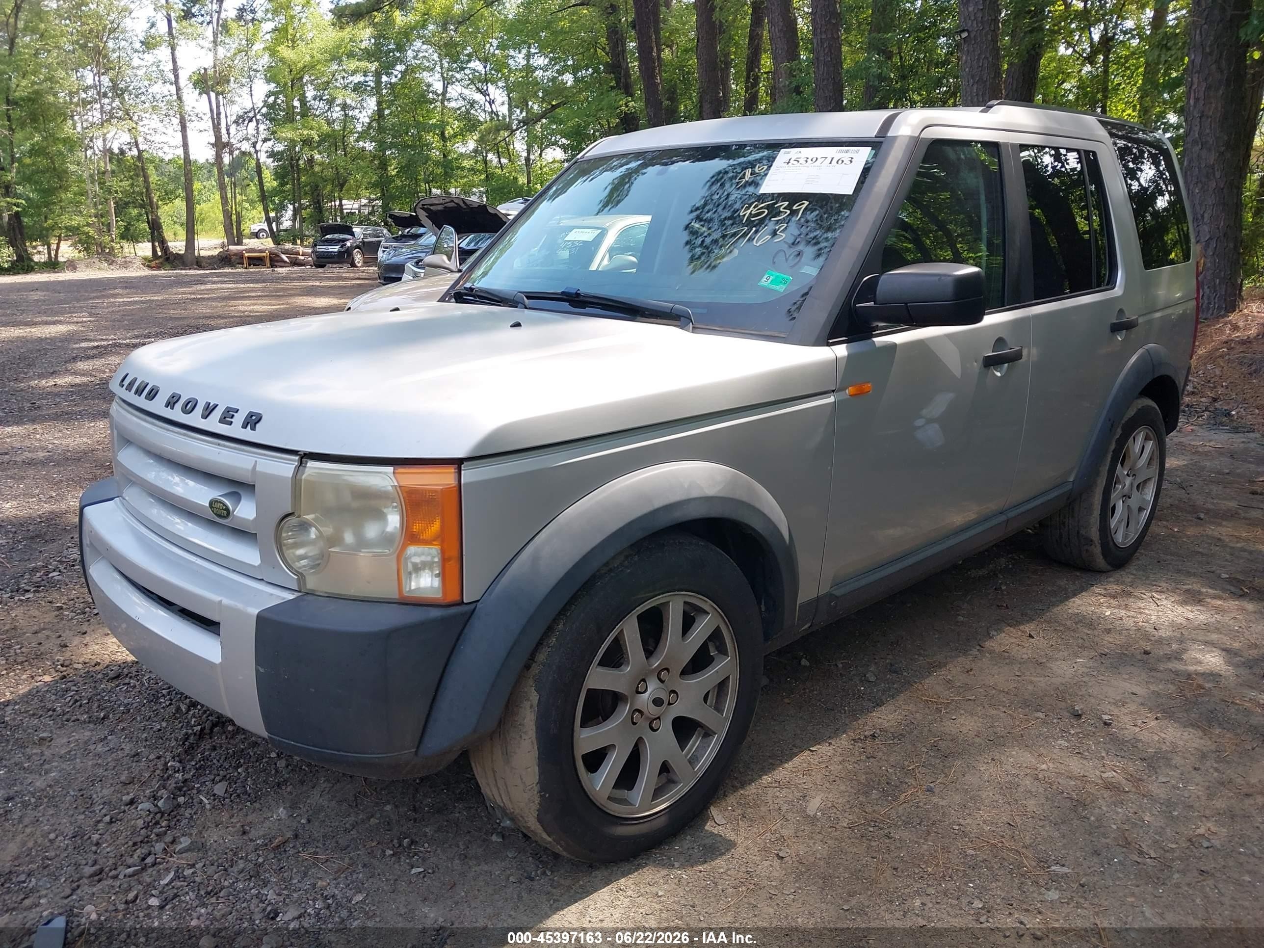 2006 Land Rover Lr3 V6 Серебряный vin: SALAD24406A344229