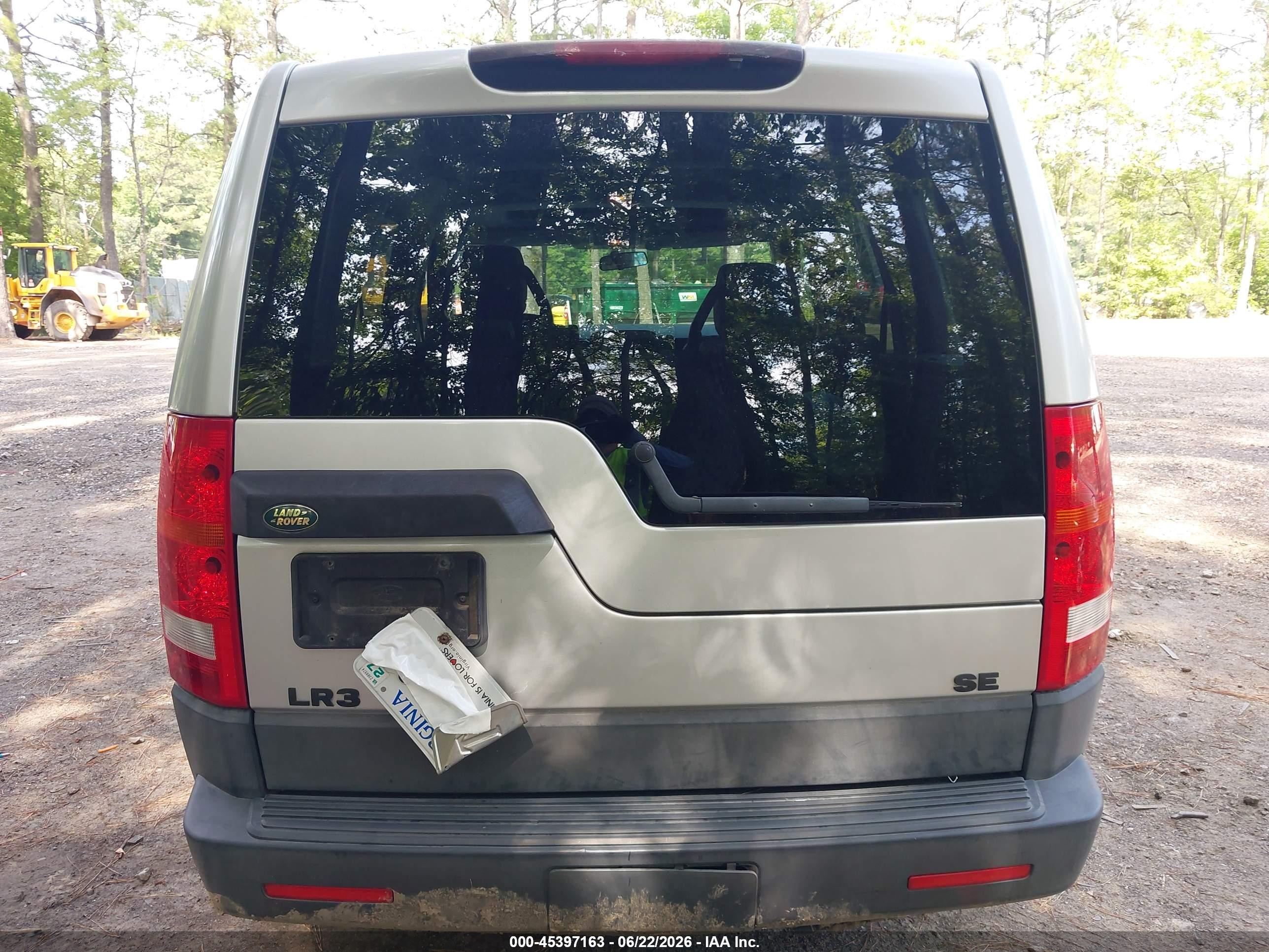 2006 Land Rover Lr3 V6 Серебряный vin: SALAD24406A344229