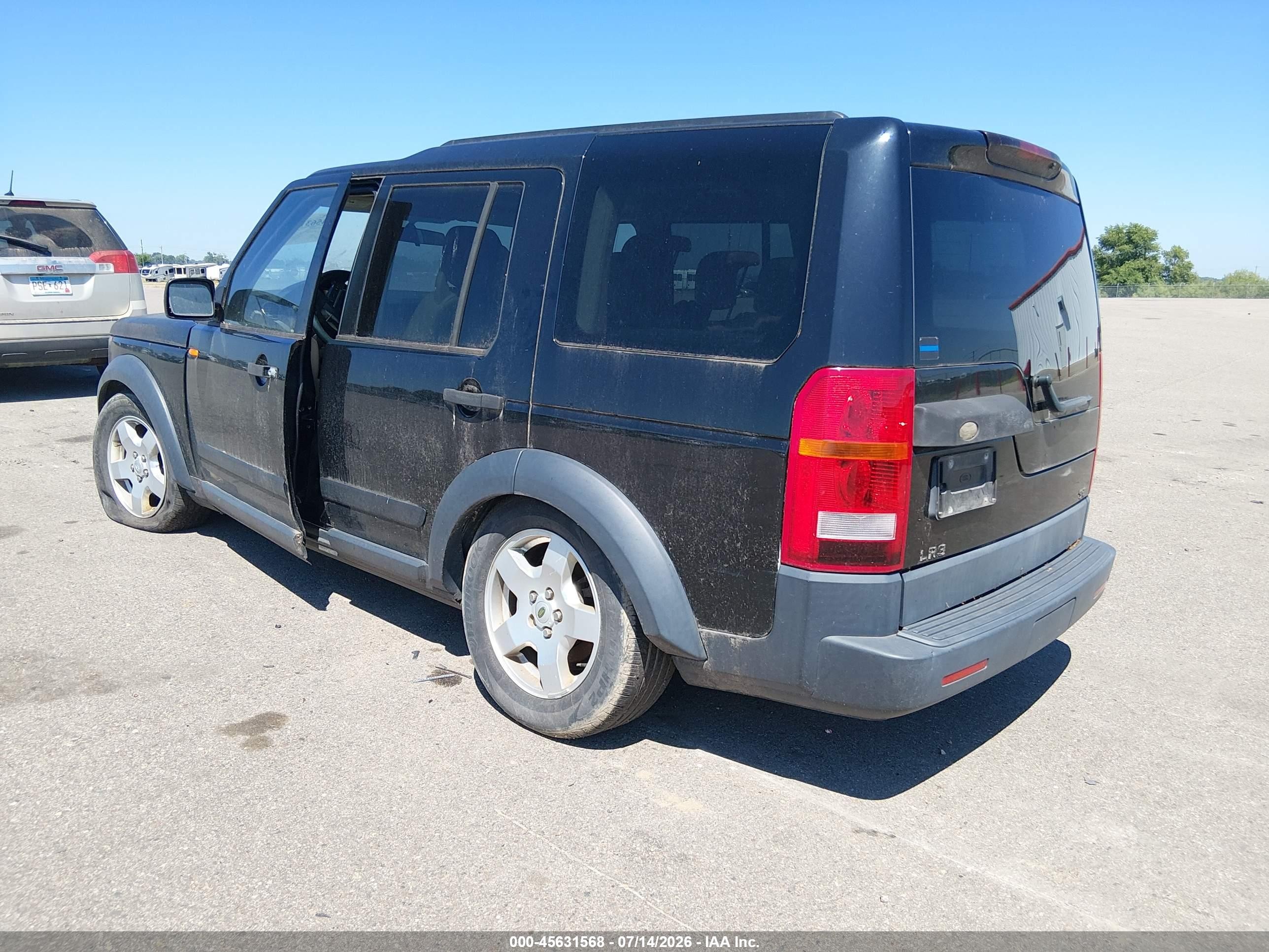 2005 Land Rover Lr3   Black vin: SALAD24445A341185