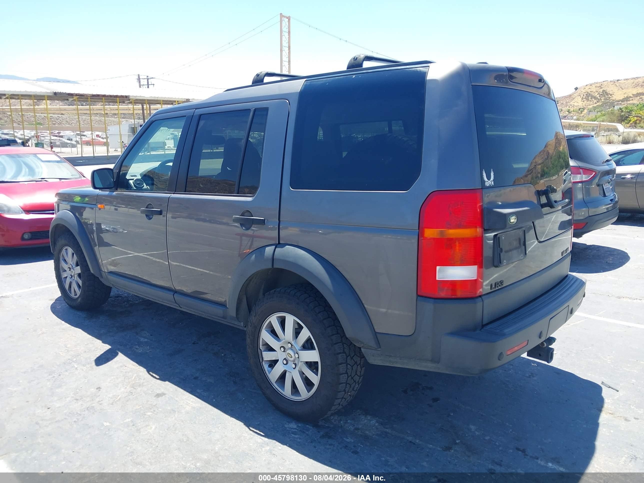 2006 Land Rover Lr3 V8 Se Gray vin: SALAD25406A361790
