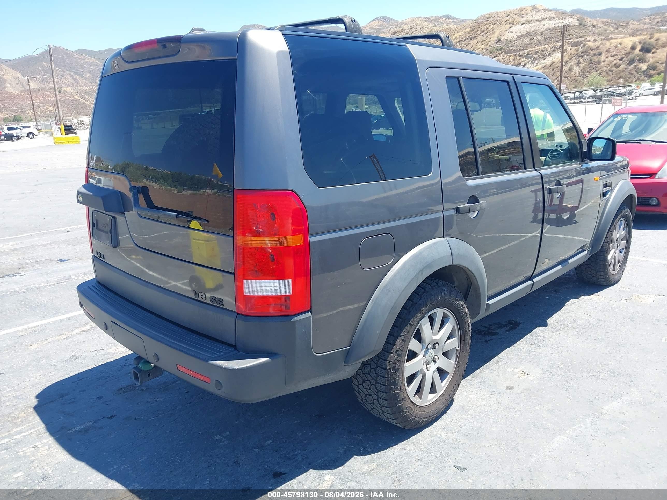 2006 Land Rover Lr3 V8 Se Gray vin: SALAD25406A361790