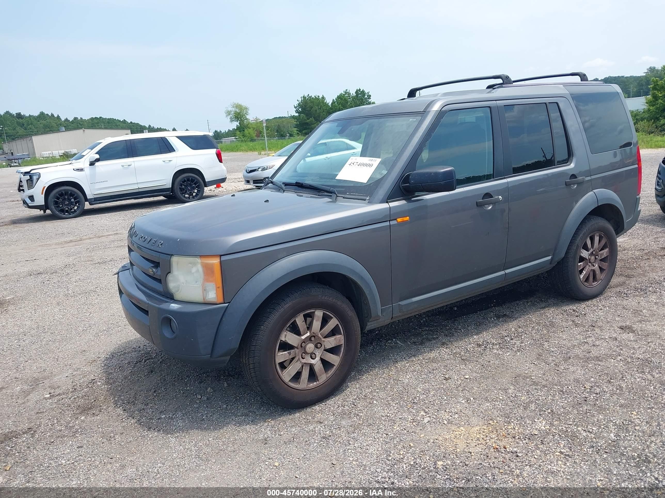 2005 Land Rover Lr3 Se Gray vin: SALAD25495A320072