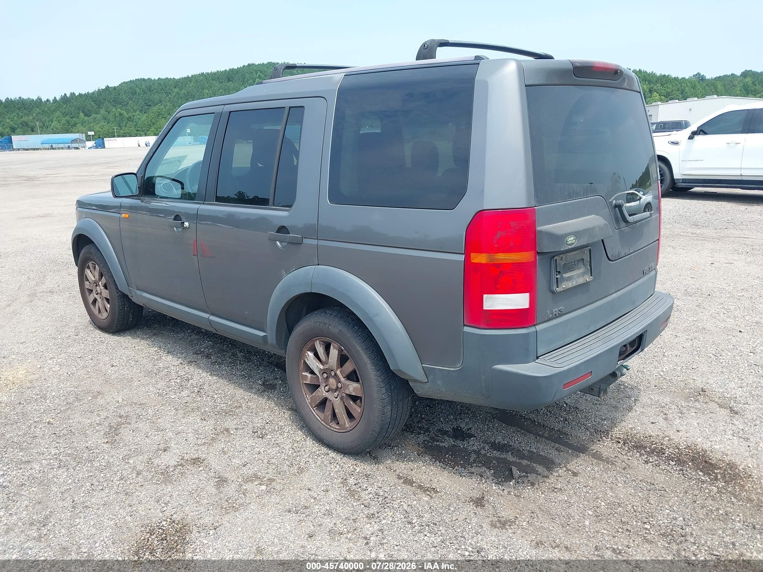 2005 Land Rover Lr3 Se Gray vin: SALAD25495A320072