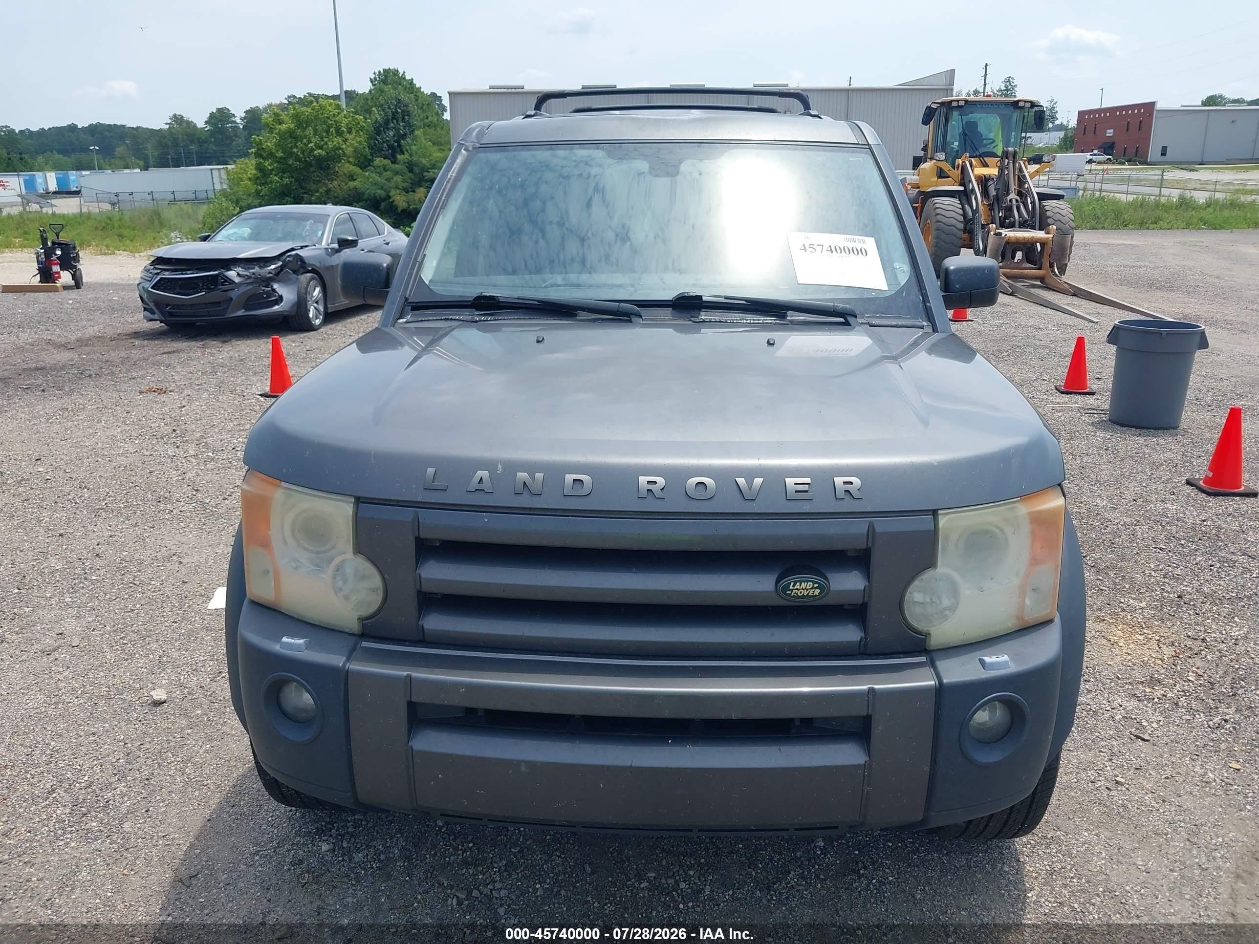 2005 Land Rover Lr3 Se Gray vin: SALAD25495A320072