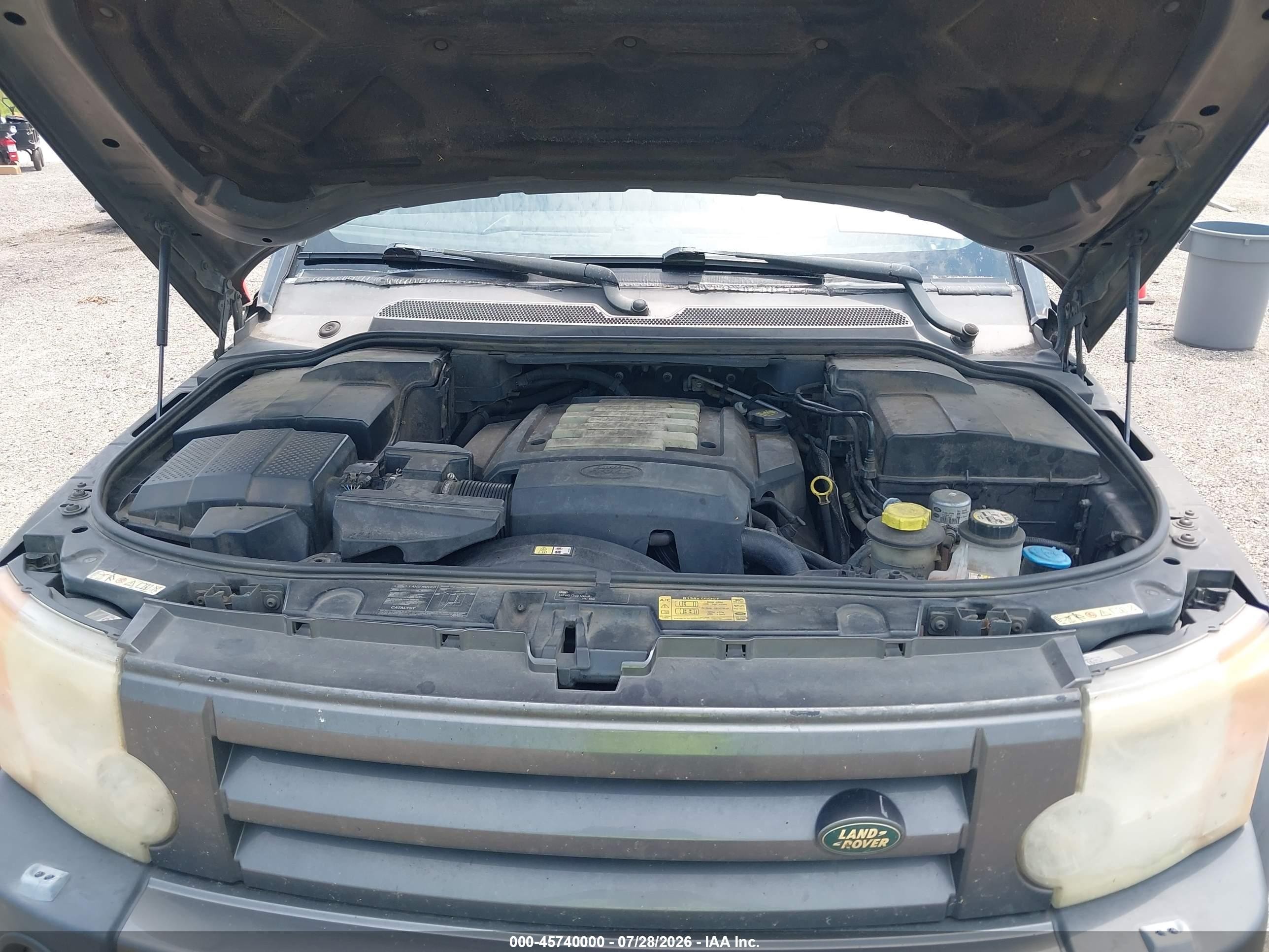 2005 Land Rover Lr3 Se Gray vin: SALAD25495A320072