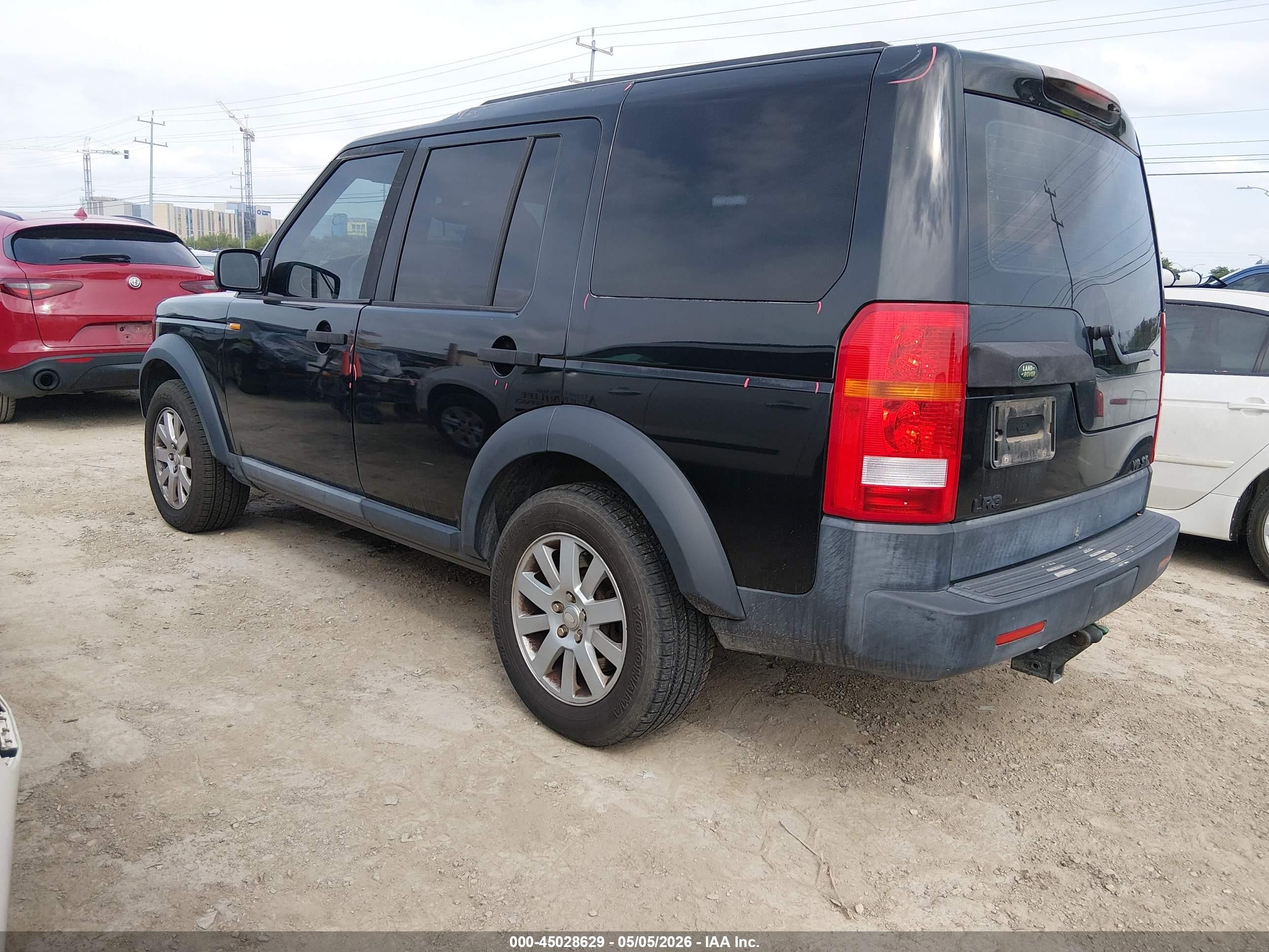2005 Land Rover Lr3 Se Black vin: SALAD25495A337289
