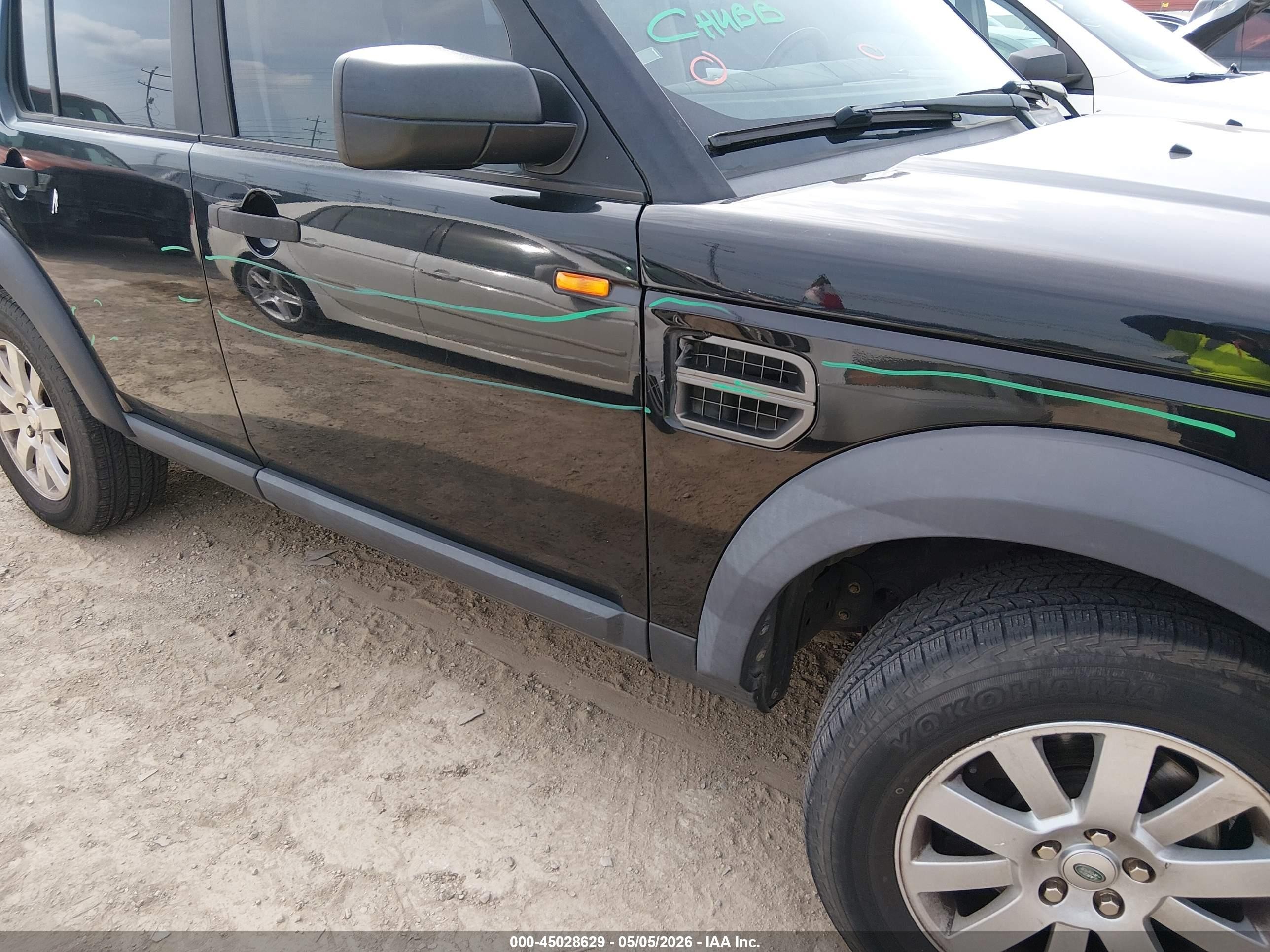 2005 Land Rover Lr3 Se Black vin: SALAD25495A337289