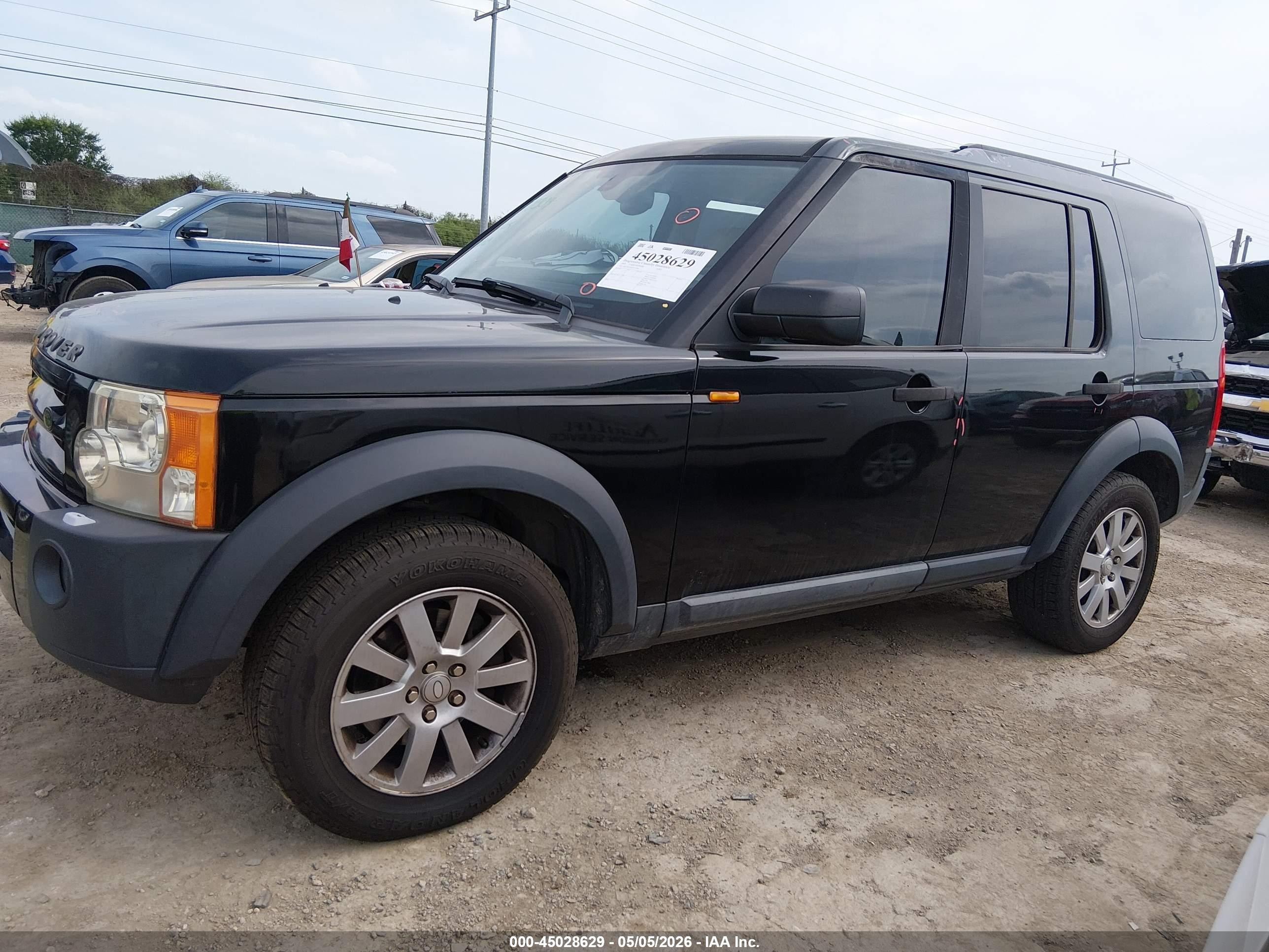 2005 Land Rover Lr3 Se Black vin: SALAD25495A337289