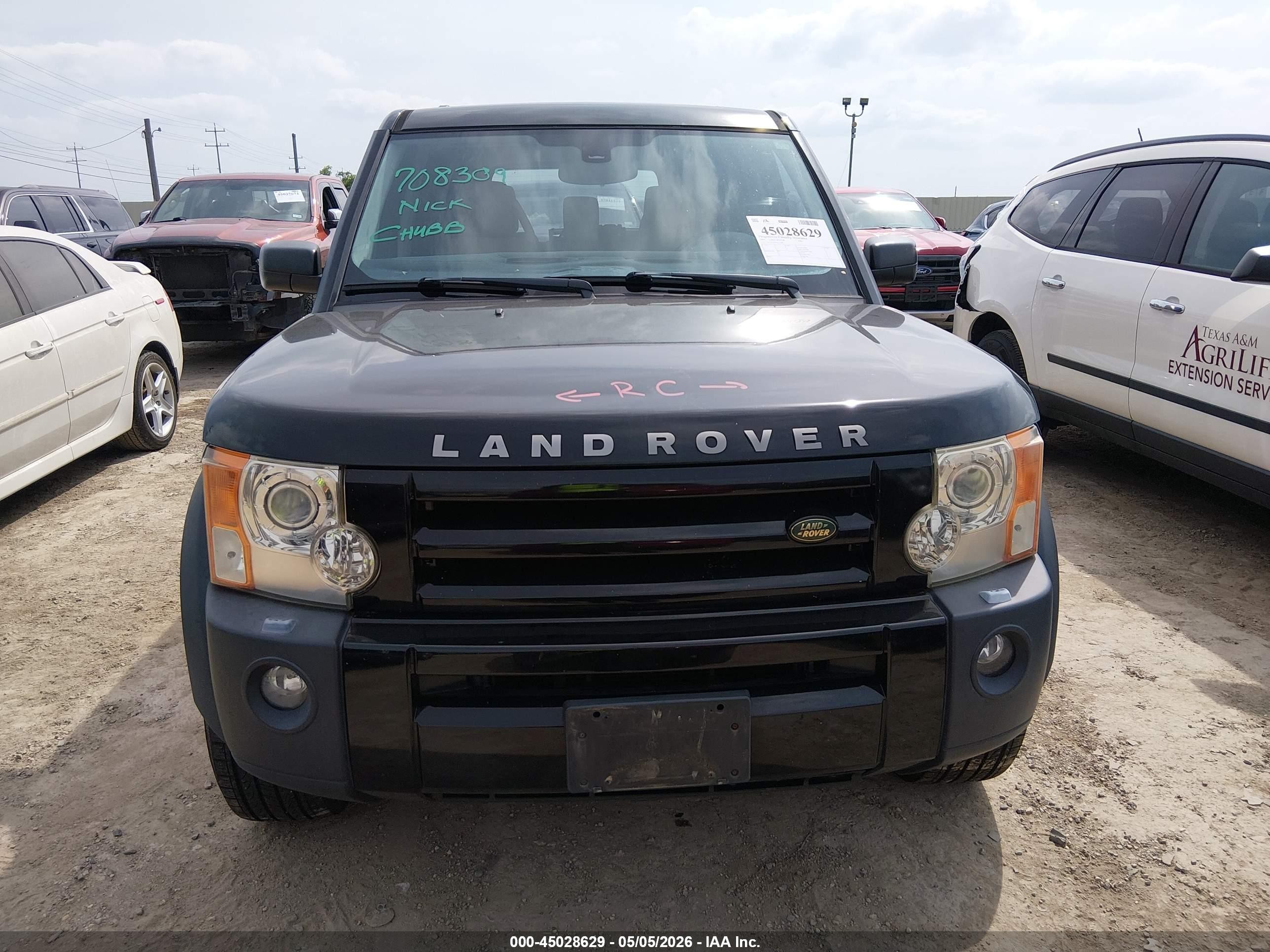 2005 Land Rover Lr3 Se Black vin: SALAD25495A337289