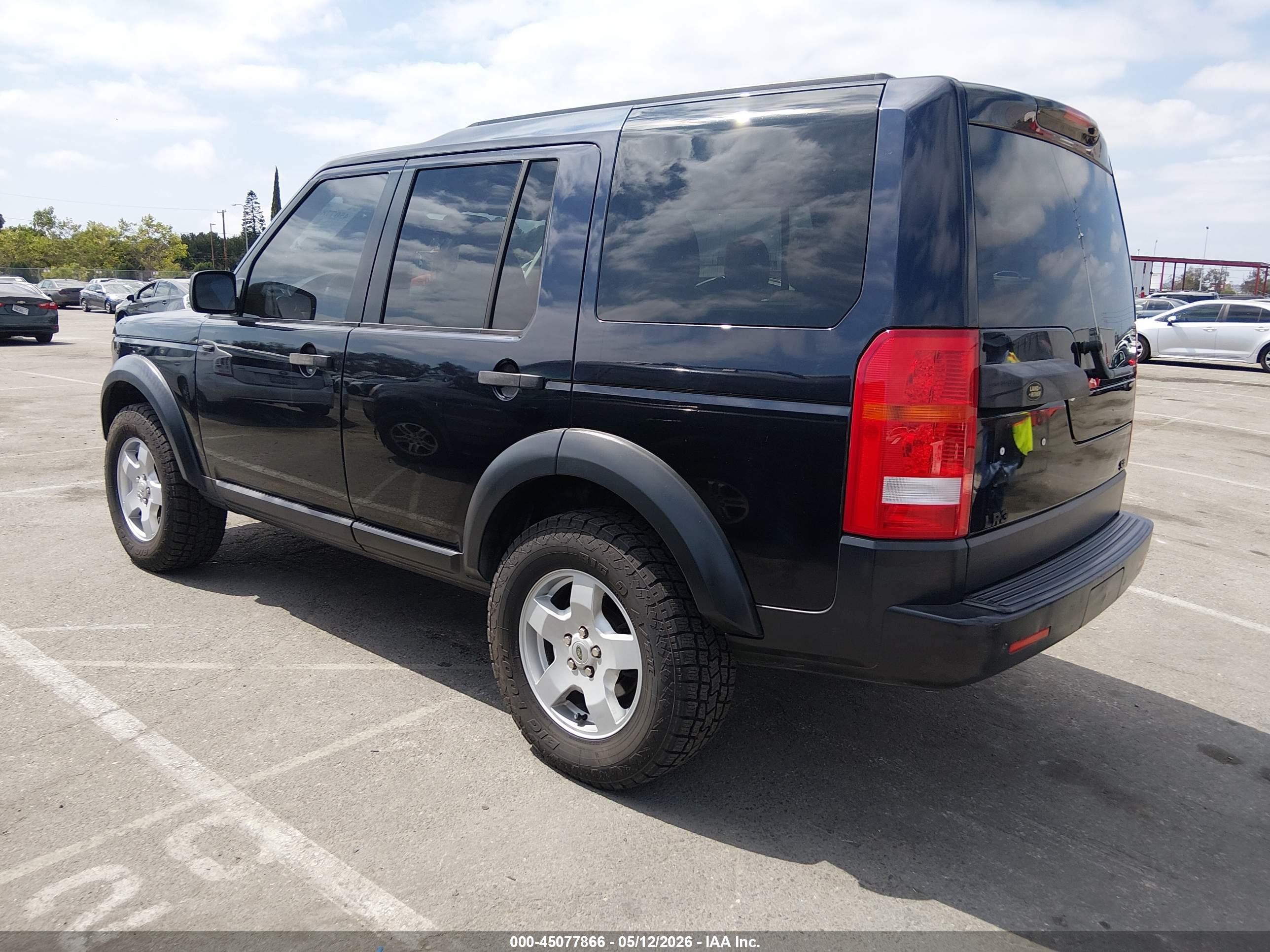 2006 Land Rover Lr3 V6 Black vin: SALAE24476A361123