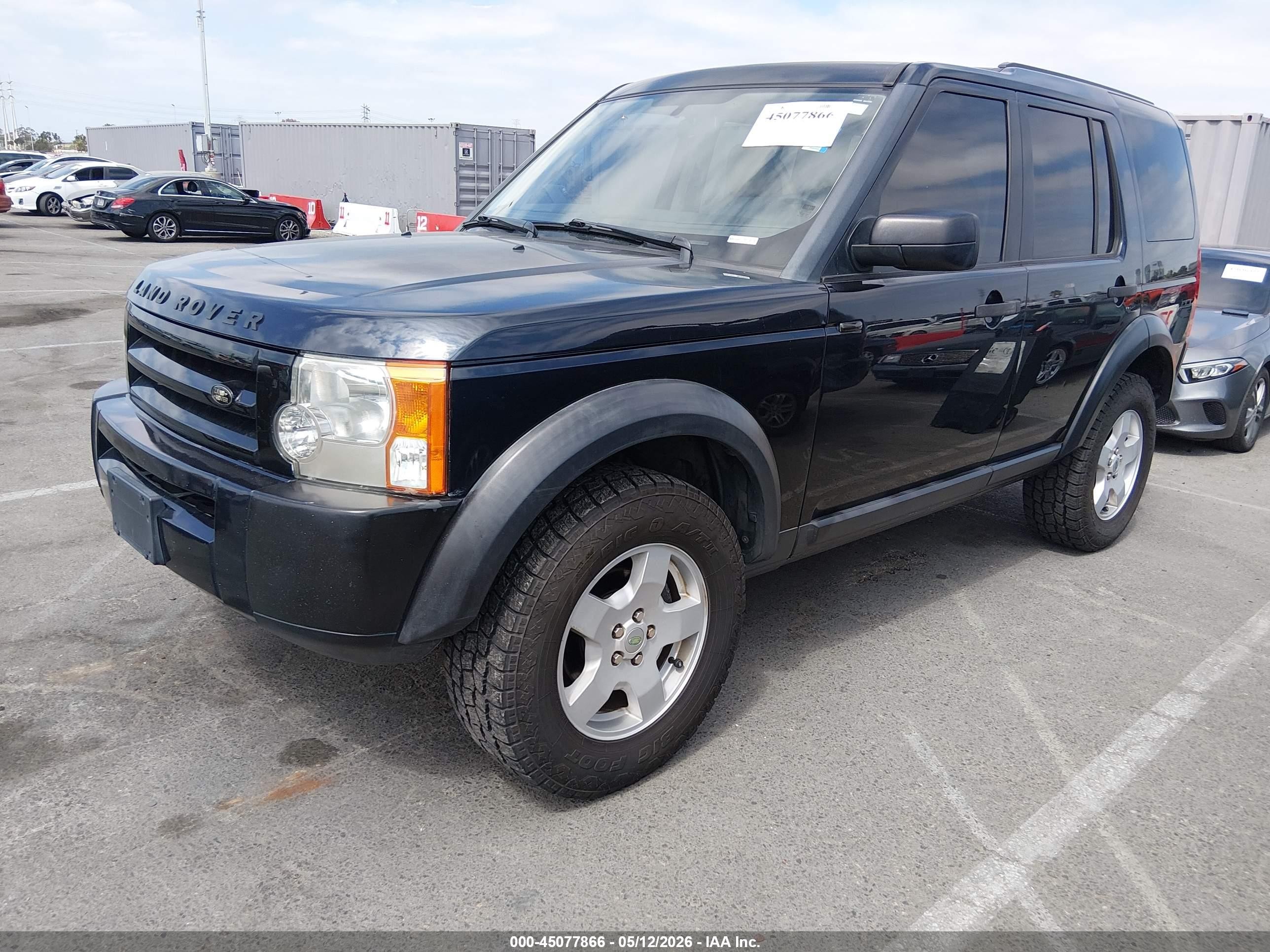 2006 Land Rover Lr3 V6 Black vin: SALAE24476A361123