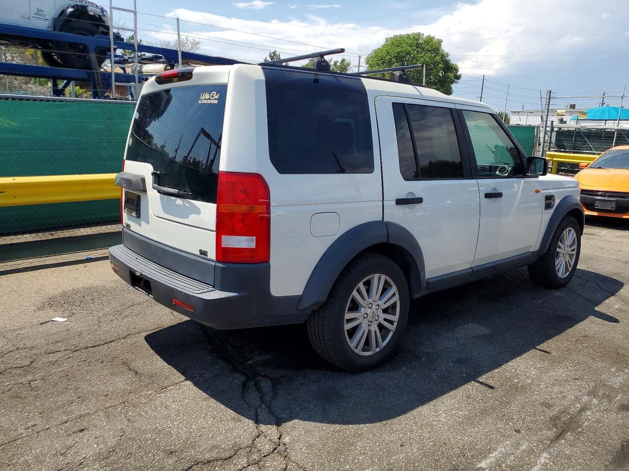 2006 Land Rover Lr3 White vin: SALAE244X6A355638