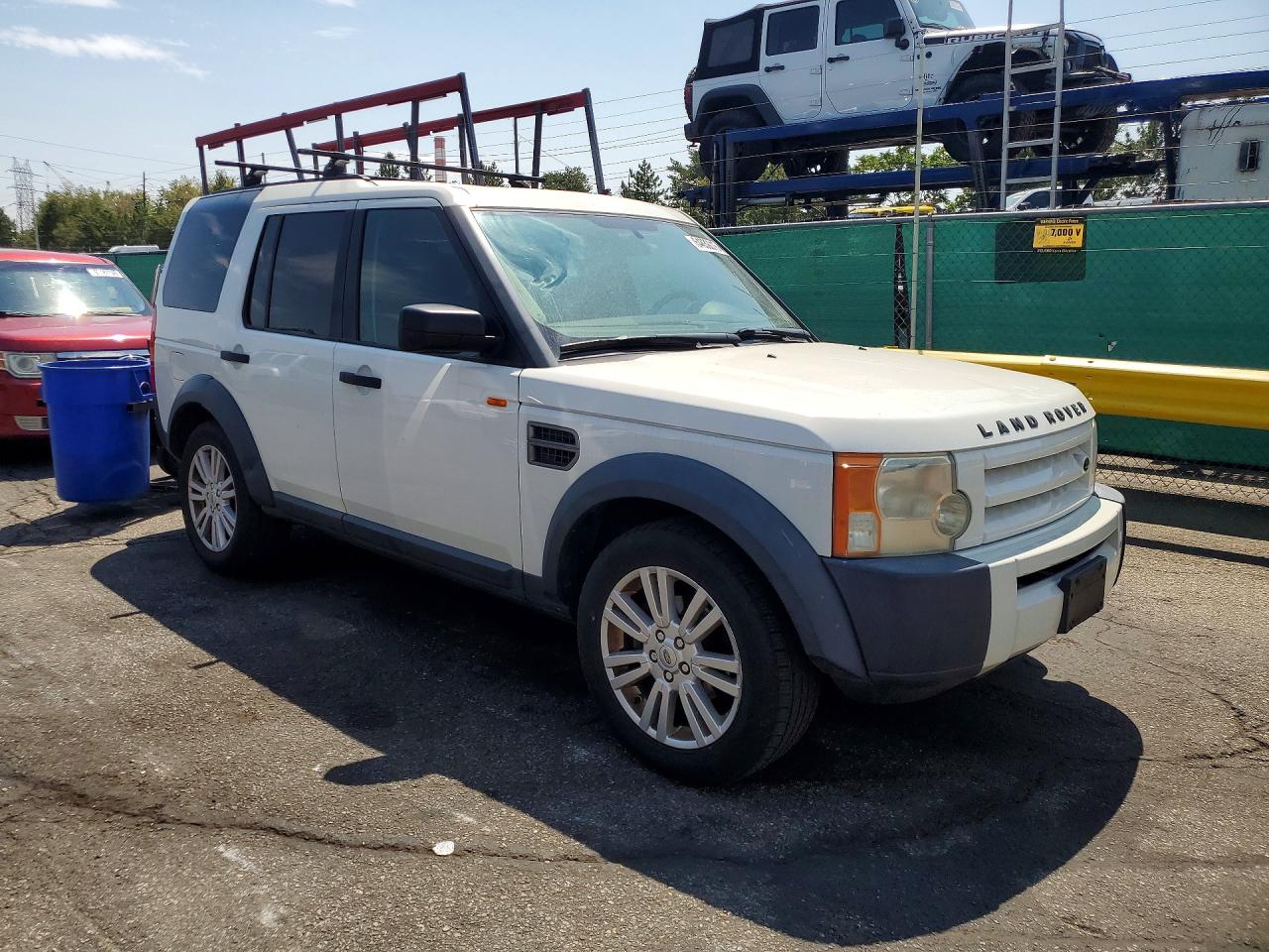 2006 Land Rover Lr3 White vin: SALAE244X6A355638