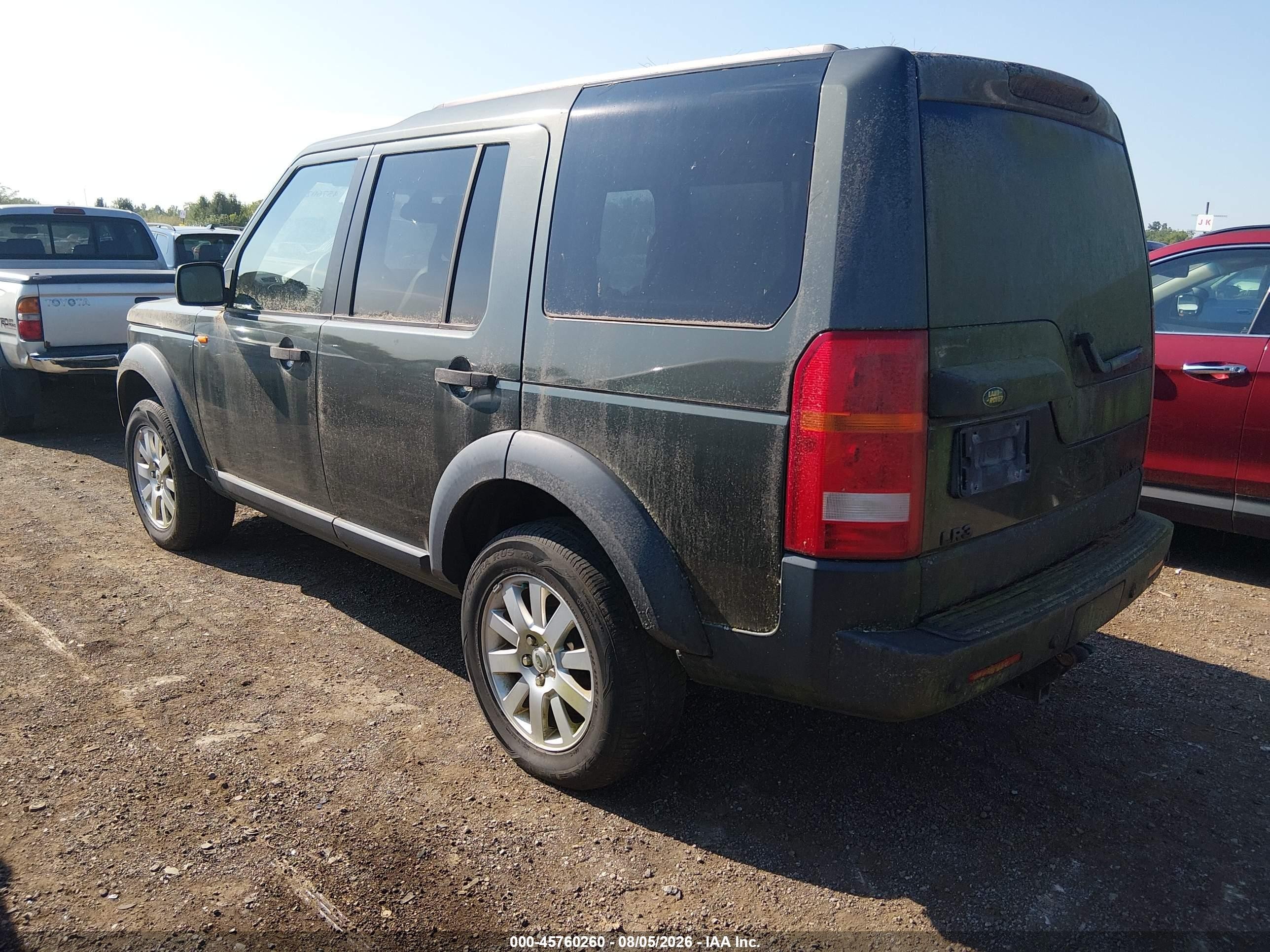 2005 Land Rover Lr3 Se Black vin: SALAE25405A328106