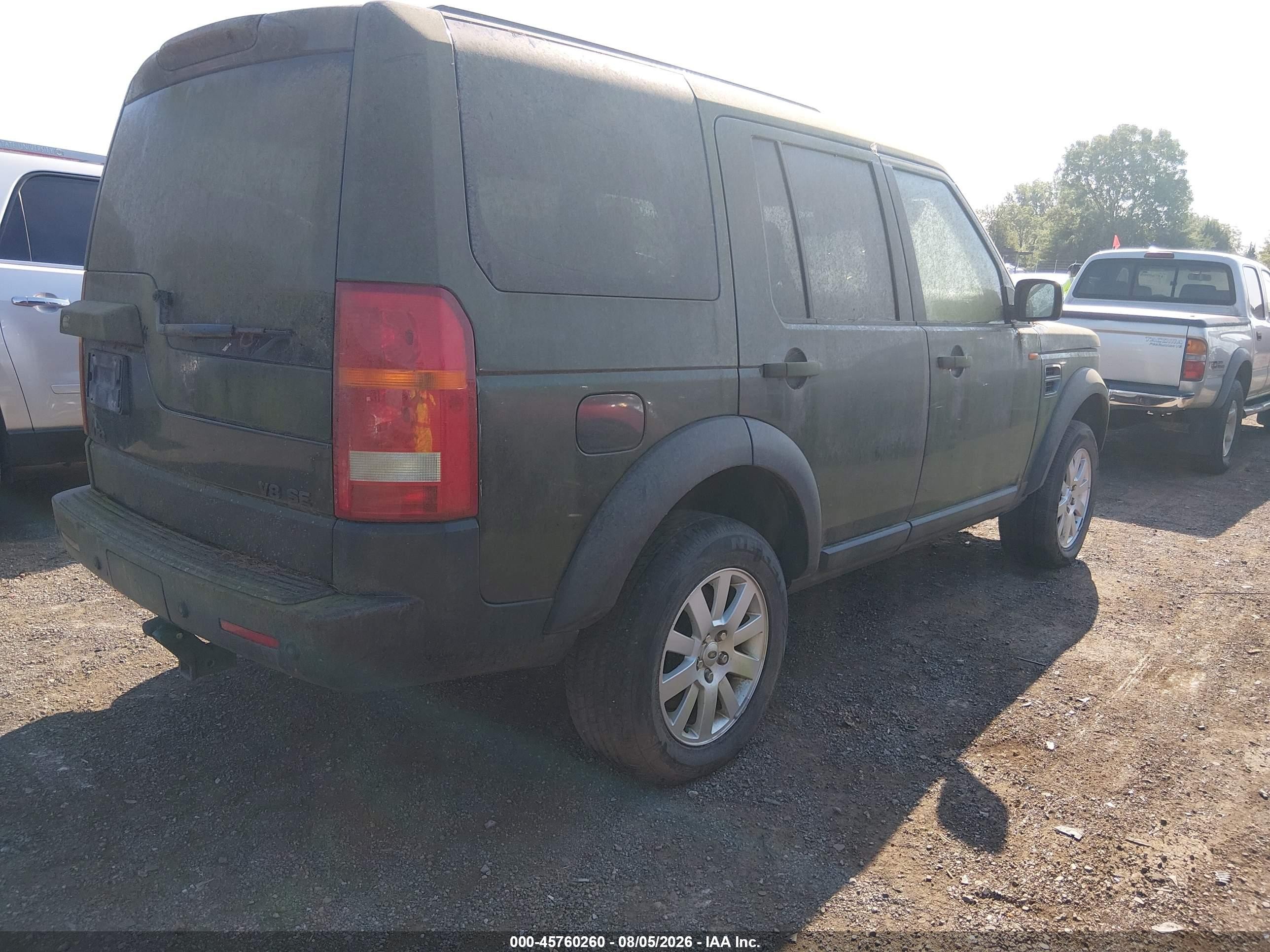 2005 Land Rover Lr3 Se Black vin: SALAE25405A328106