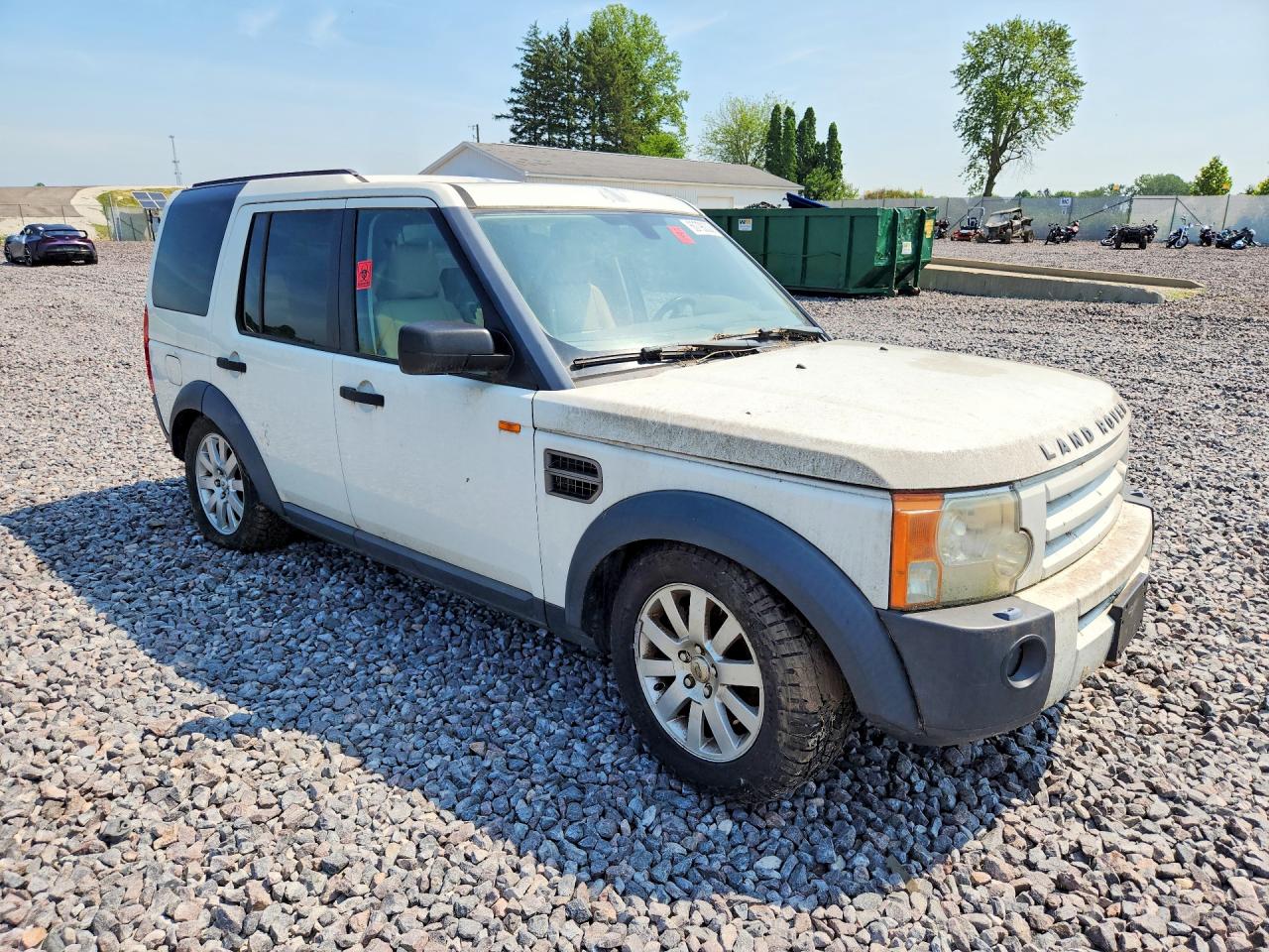 2006 Land Rover Lr3 Se White vin: SALAE25426A386087