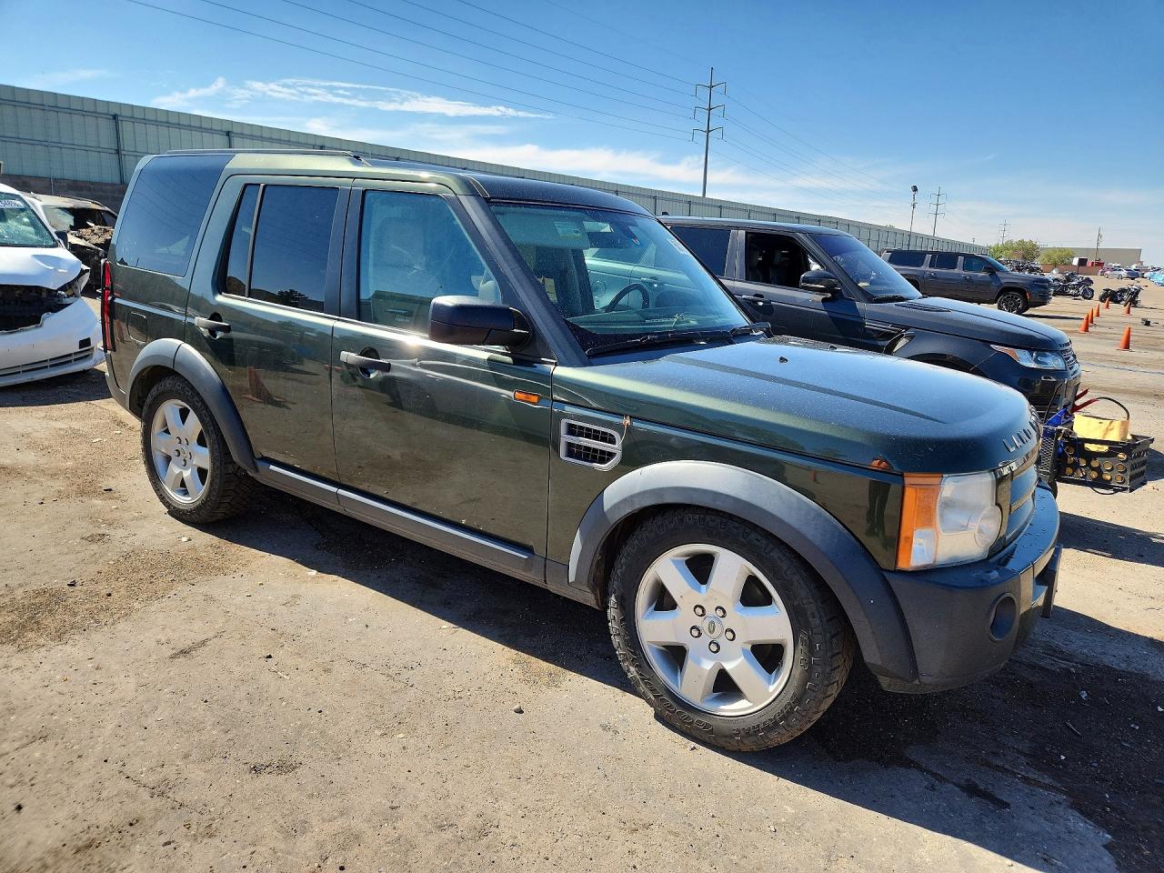 2008 Land Rover Lr3 Se Green vin: SALAE25438A465481
