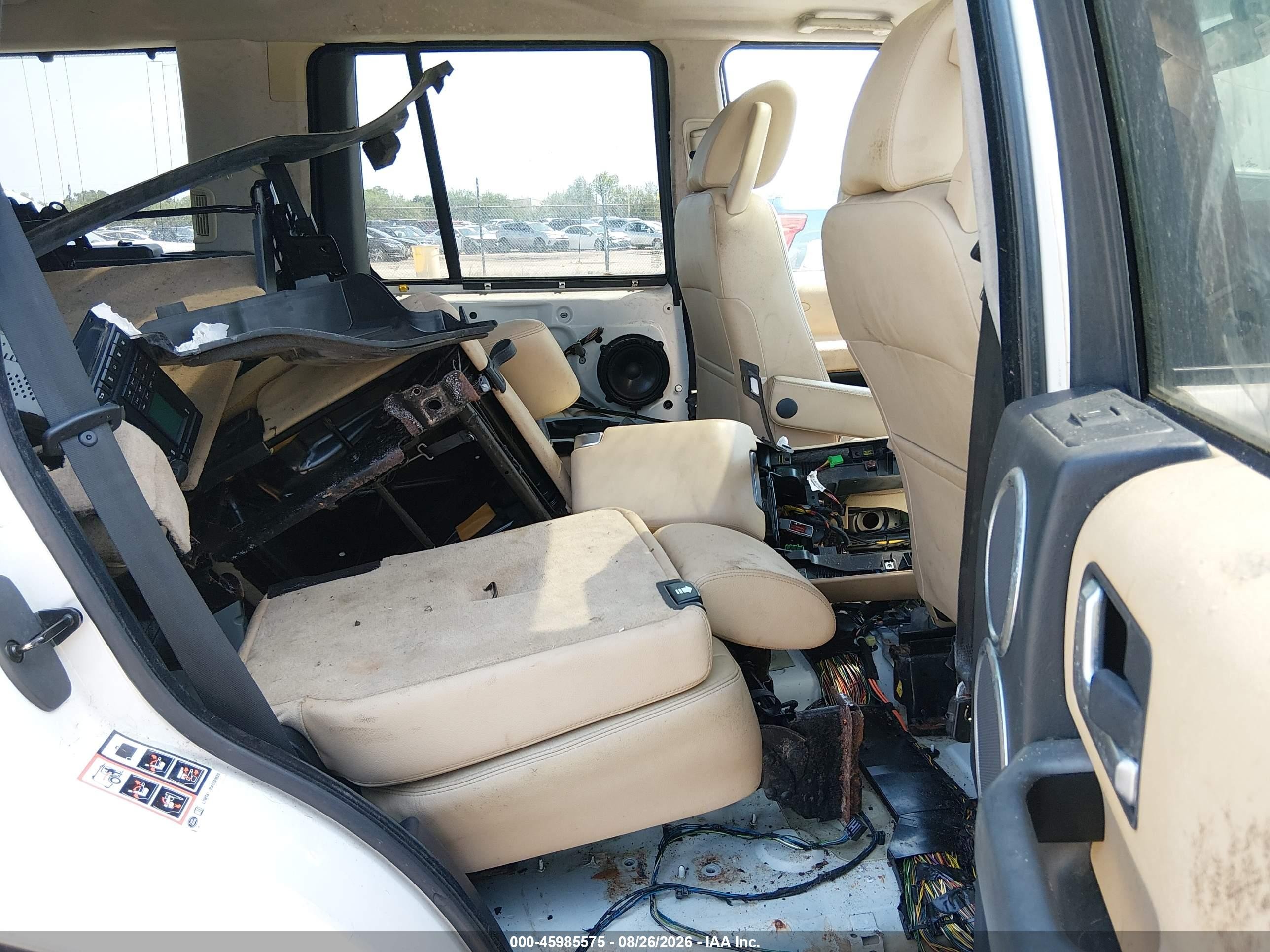 2008 Land Rover Lr3 V8 Se White vin: SALAE25448A465666