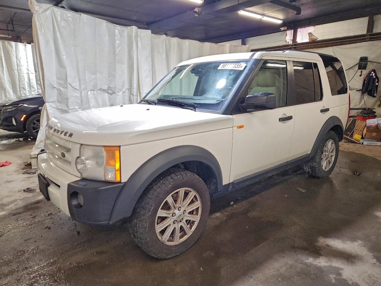 2008 Land Rover Lr3 Se White vin: SALAE25448A477624