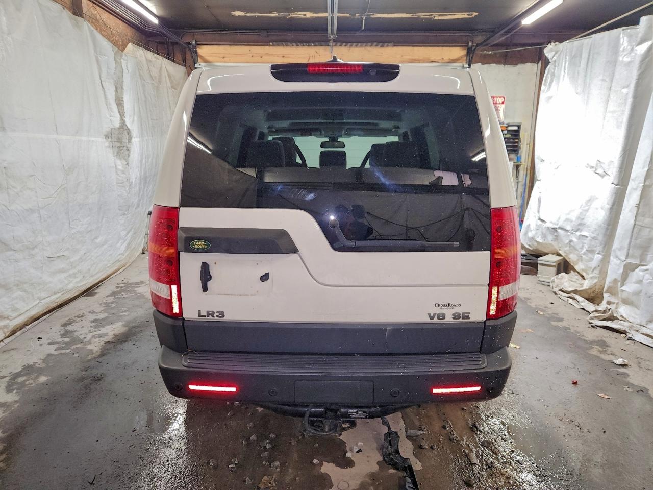 2008 Land Rover Lr3 Se White vin: SALAE25448A477624