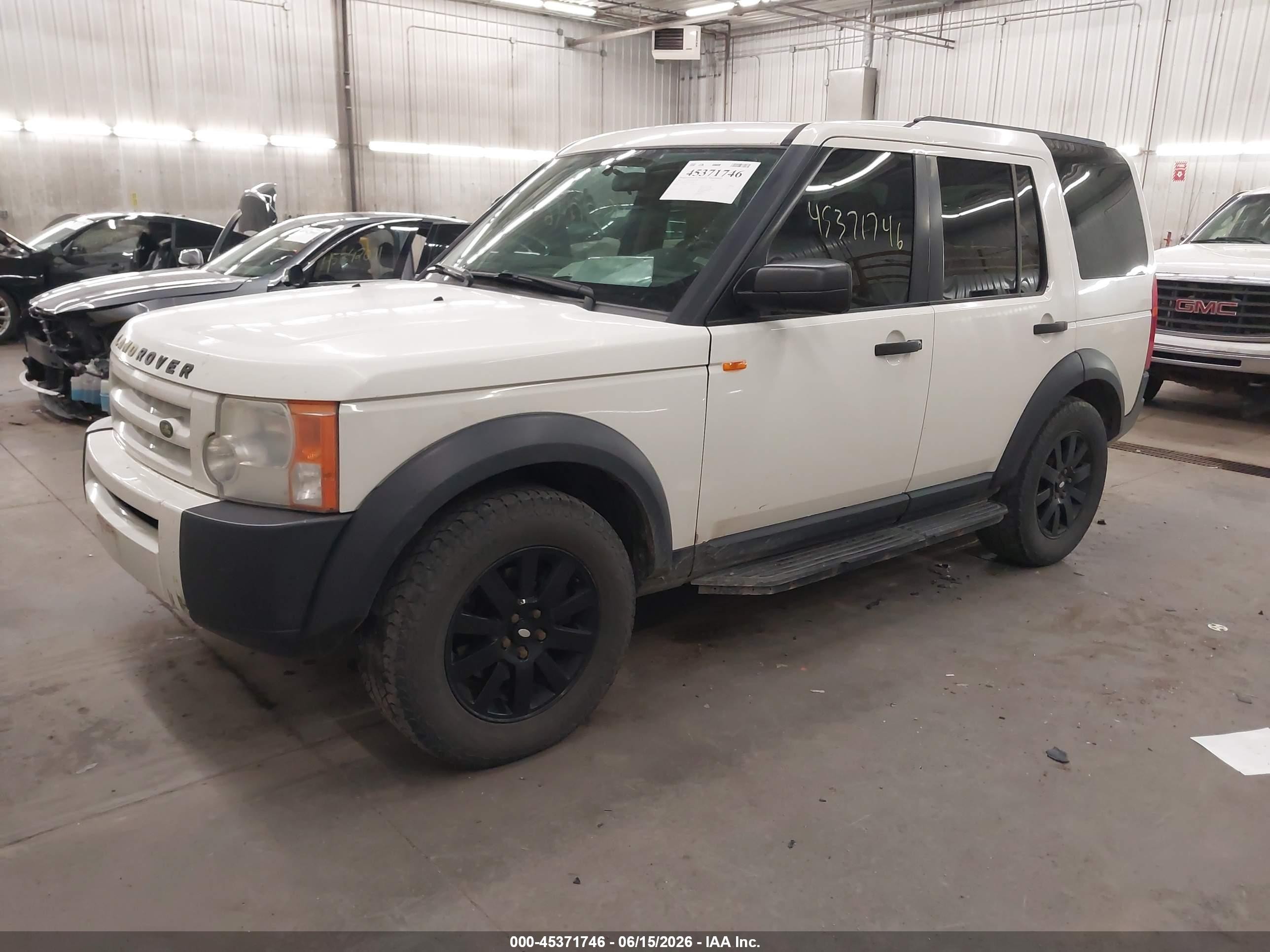 2005 Land Rover Lr3 Se White vin: SALAE25455A314458