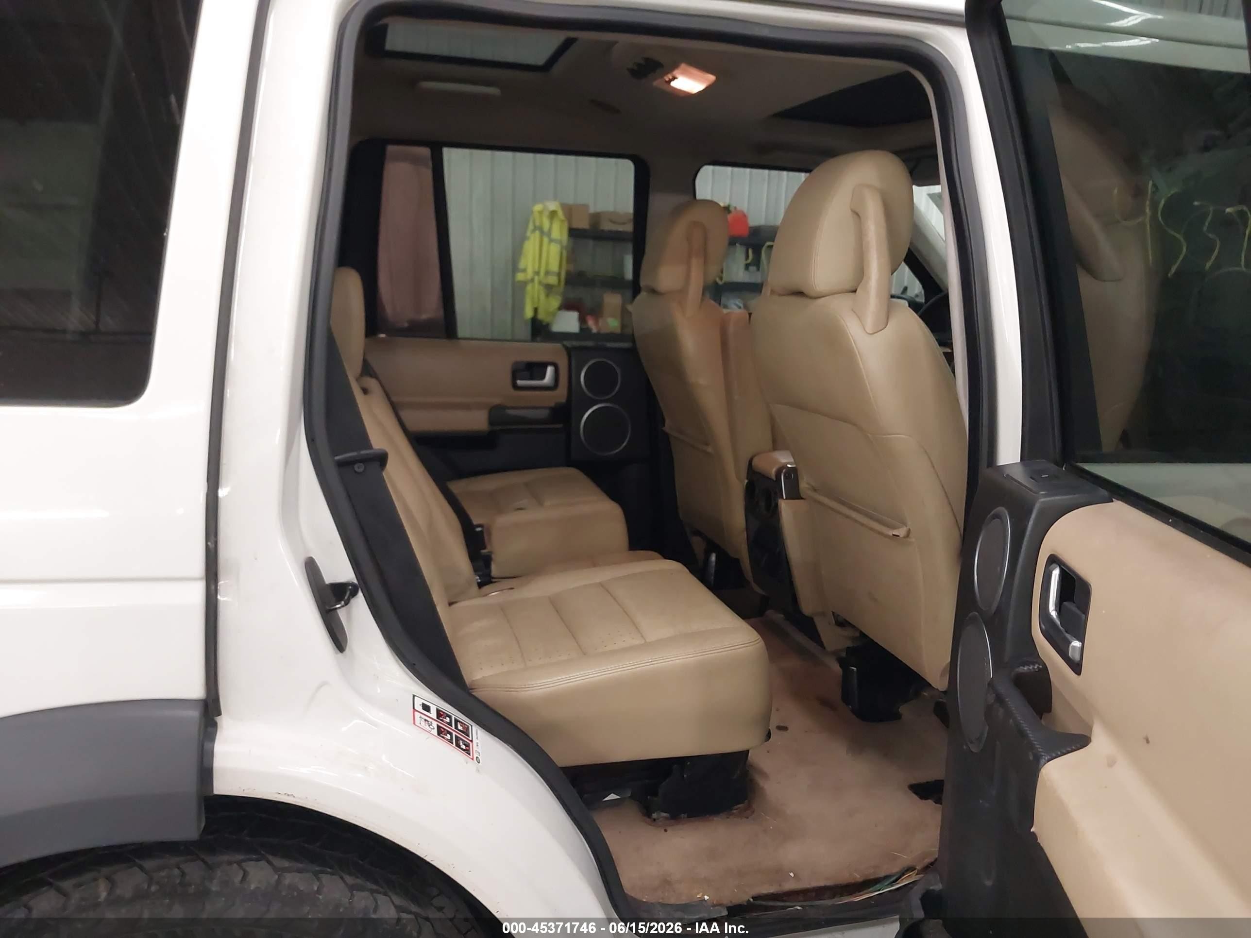 2005 Land Rover Lr3 Se White vin: SALAE25455A314458